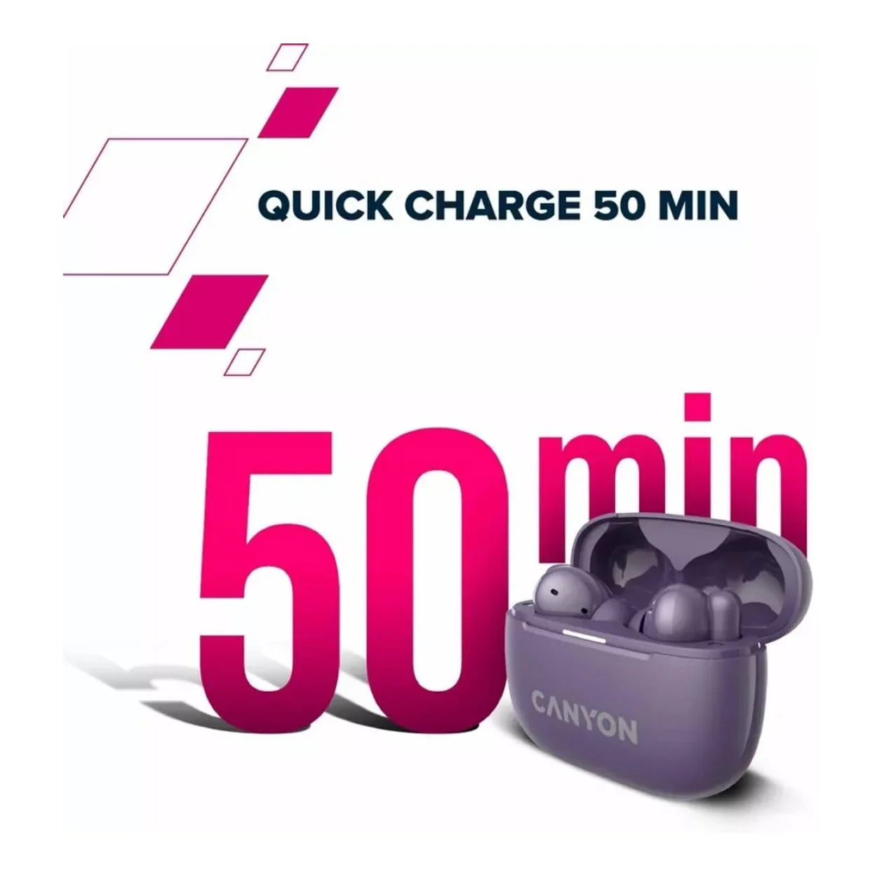 Canyon OnGo 10 TWS Earbuds Black CNS-TWS10B - Image 10