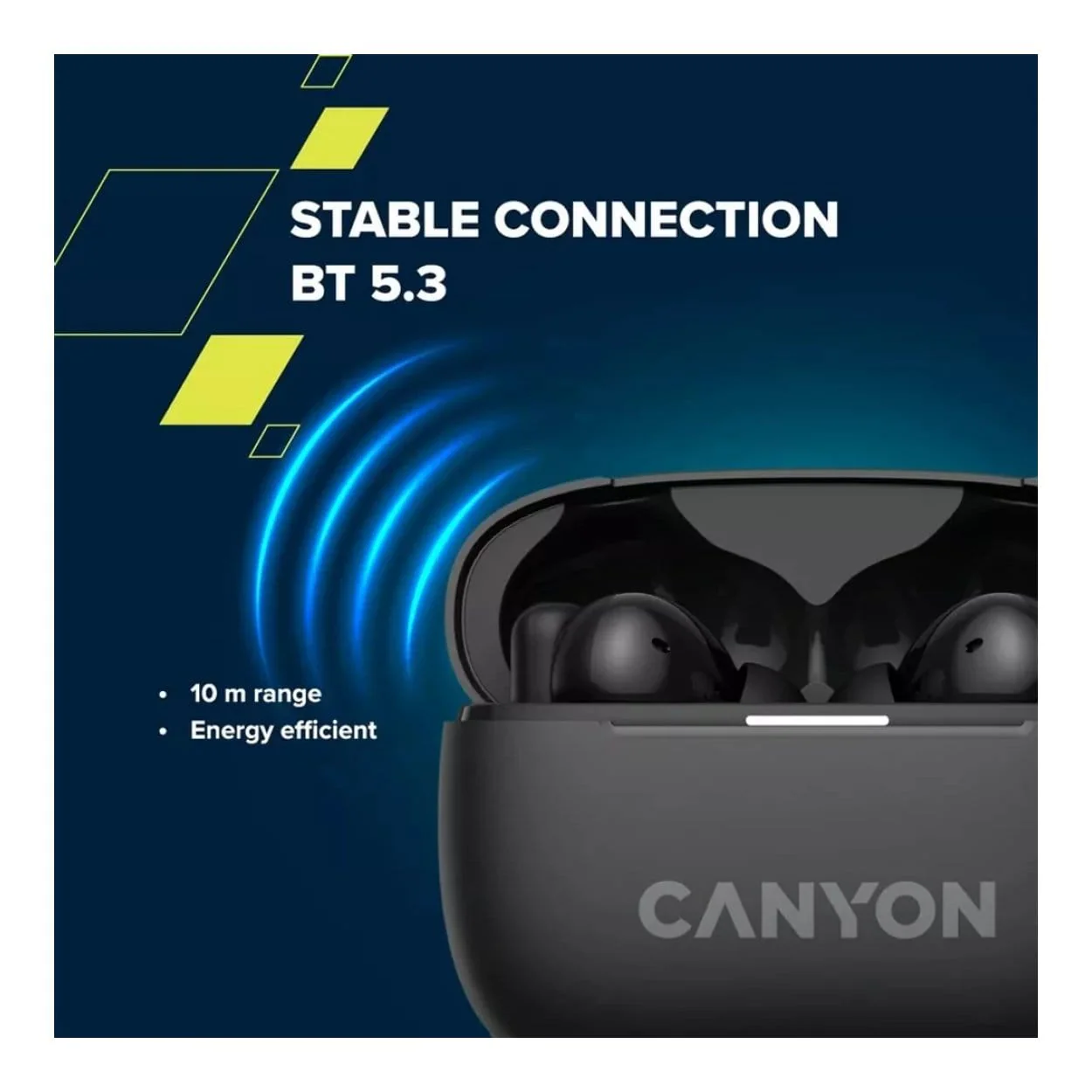Canyon OnGo 10 TWS Earbuds Black CNS-TWS10B - Image 9