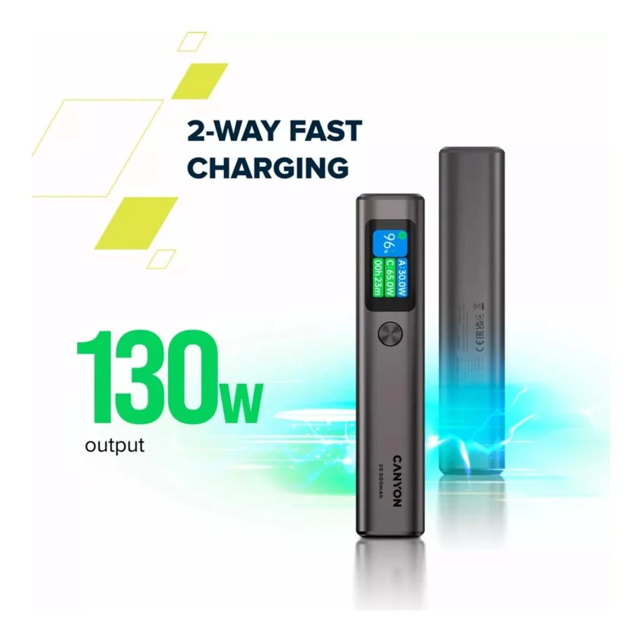 Canyon OnPower 230 20000mAh Power Bank Dark Grey CNS-CPB230DG - Image 13