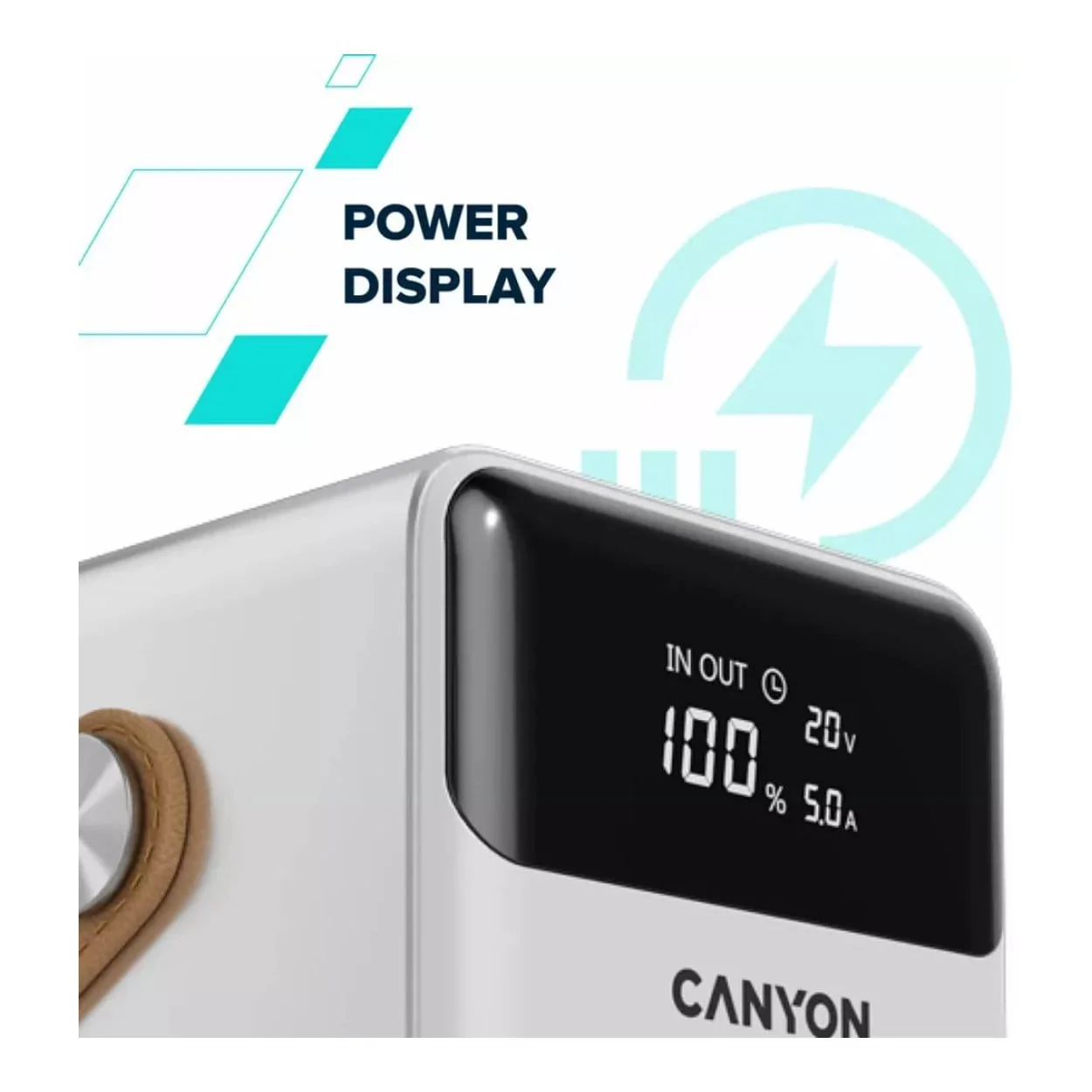 Canyon OnPower 610 60000mAh Power Bank White CNS-CPB610W - Image 8