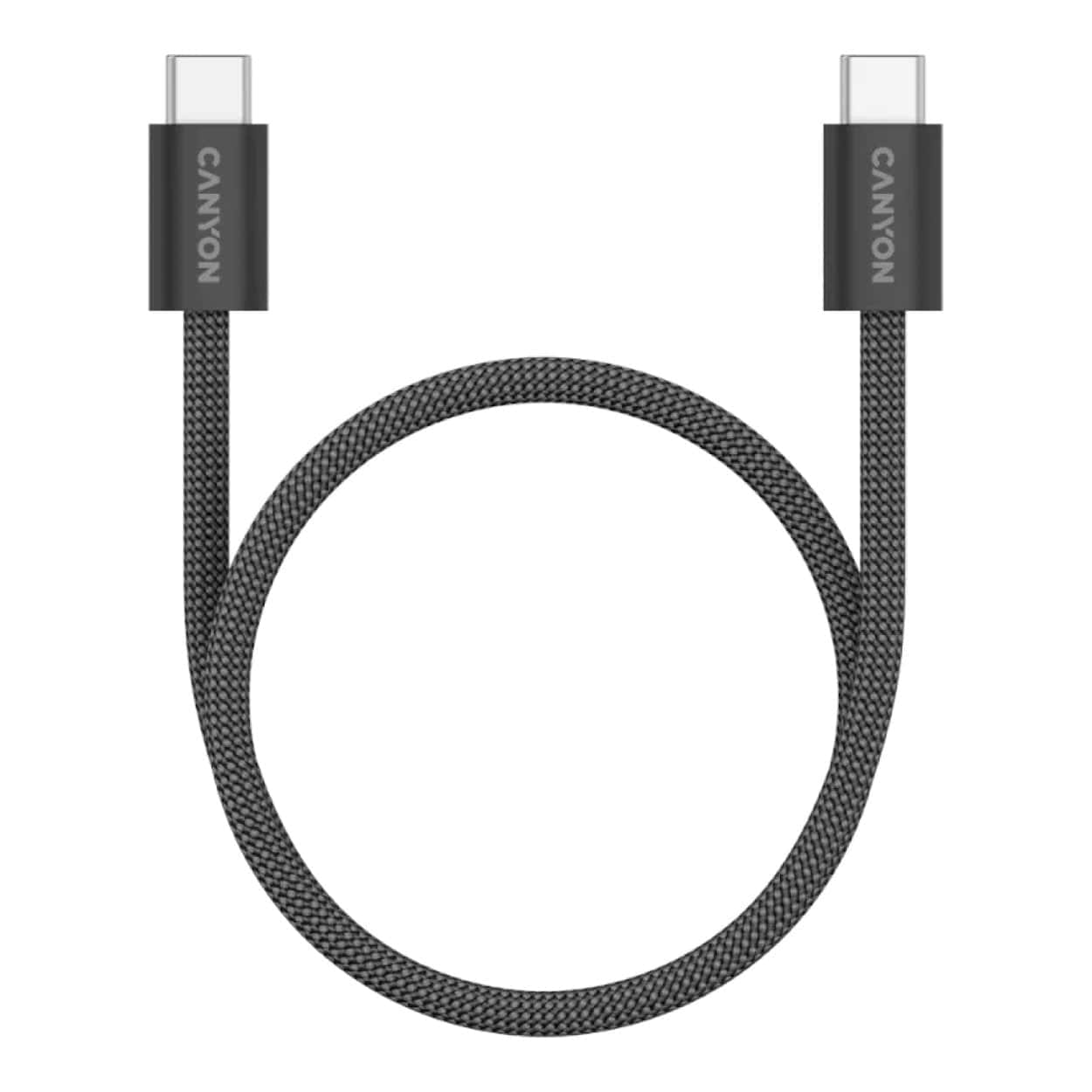 Canyon OnWire 60MG Type-C Male to Male Braided Cable 1m Black CND-CCMG60AB15B - Image 2