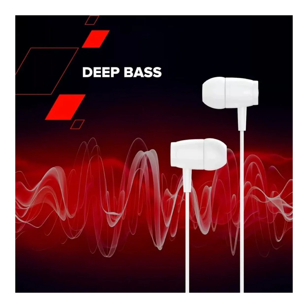 Canyon SEP-5 Wired Earphone Red CNS-CEP5R - Image 4