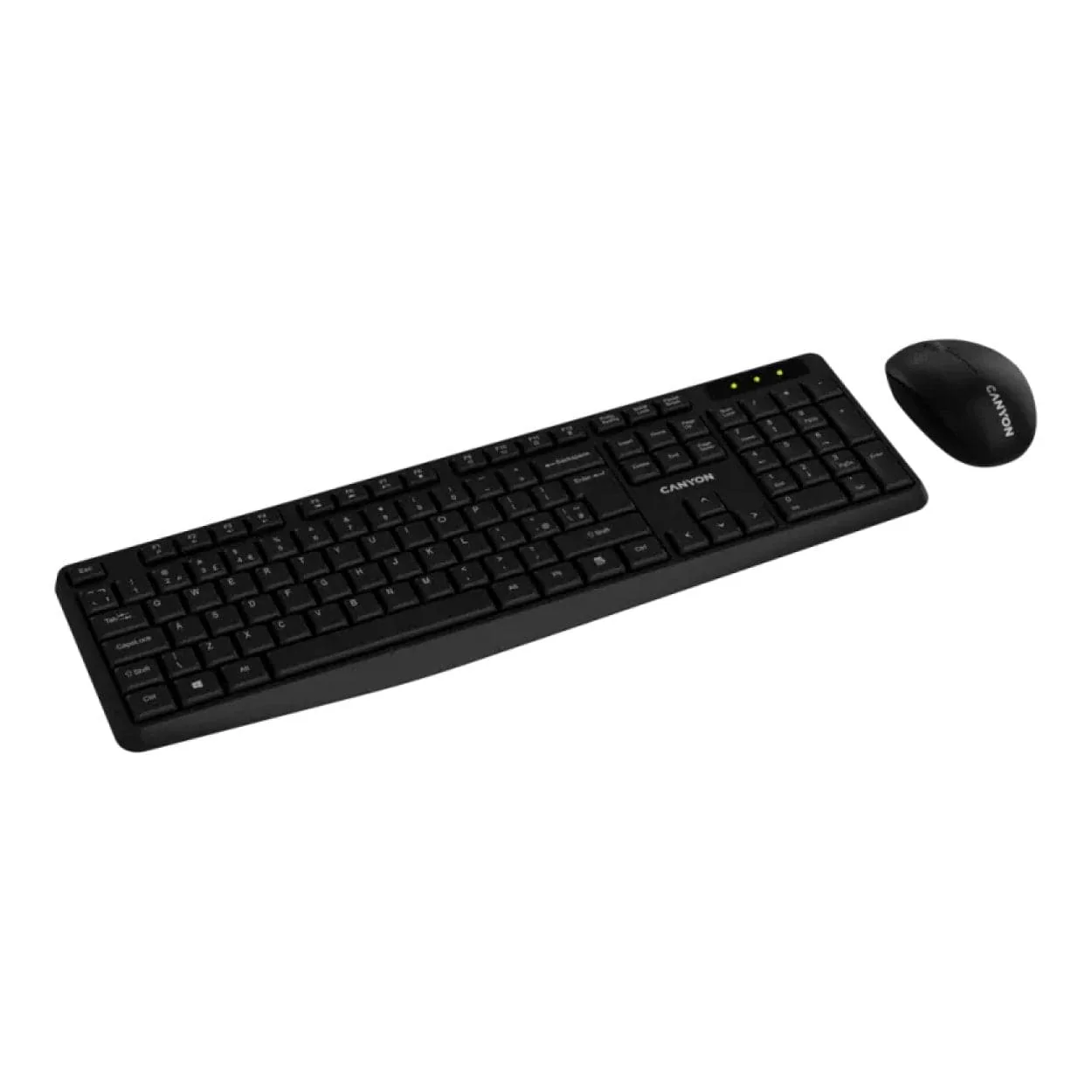 Canyon SET-W01 Wireless Keyboard and Mouse Combo Black CNE-HSETW01 - Image 3