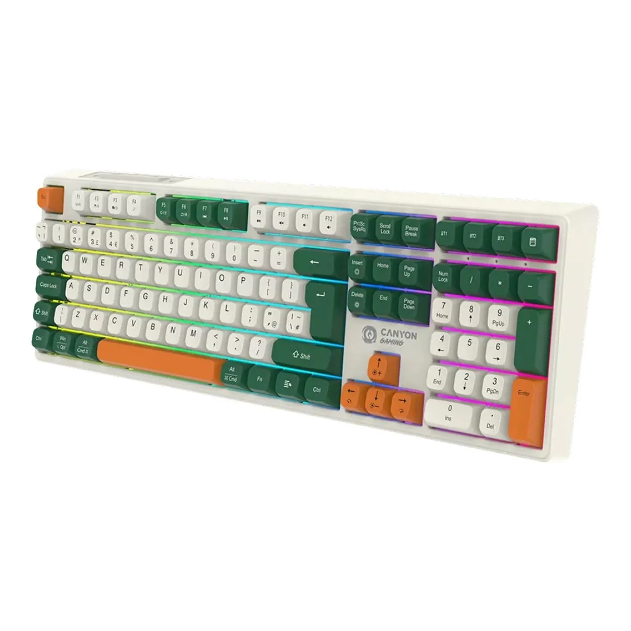 Canyon Shadder GKW-11RGB Wireless Keyboard White CND-SKBW11 - Image 4