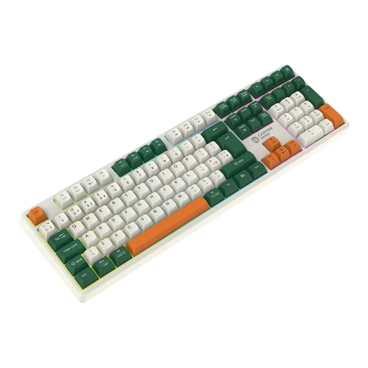 Canyon Shadder GKW-11RGB Wireless Keyboard White CND-SKBW11 - Image 7