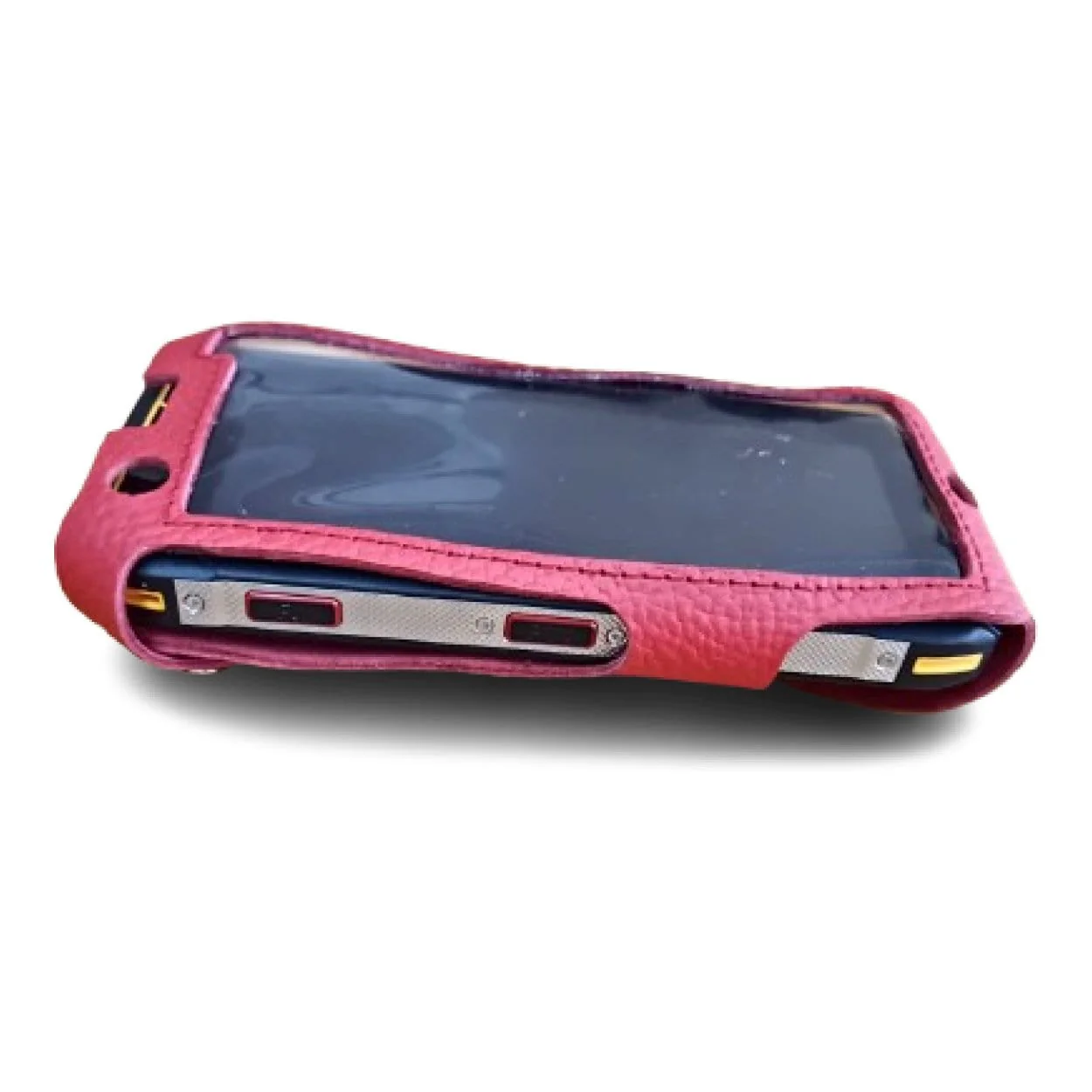Conquest 3-Point Leather Case Holder with Strap for S19 and S29 Red - Image 3