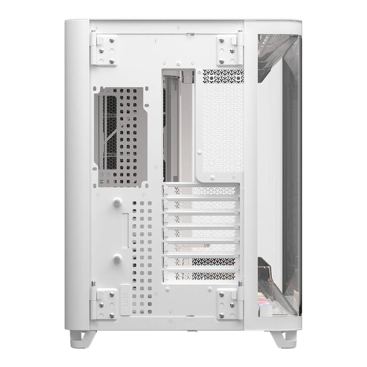 Corsair AIR 5400 LX-R RGB iCUE LINK Triple Chamber Mid-Tower PC Case - White CC-9011321-WW - Image 5