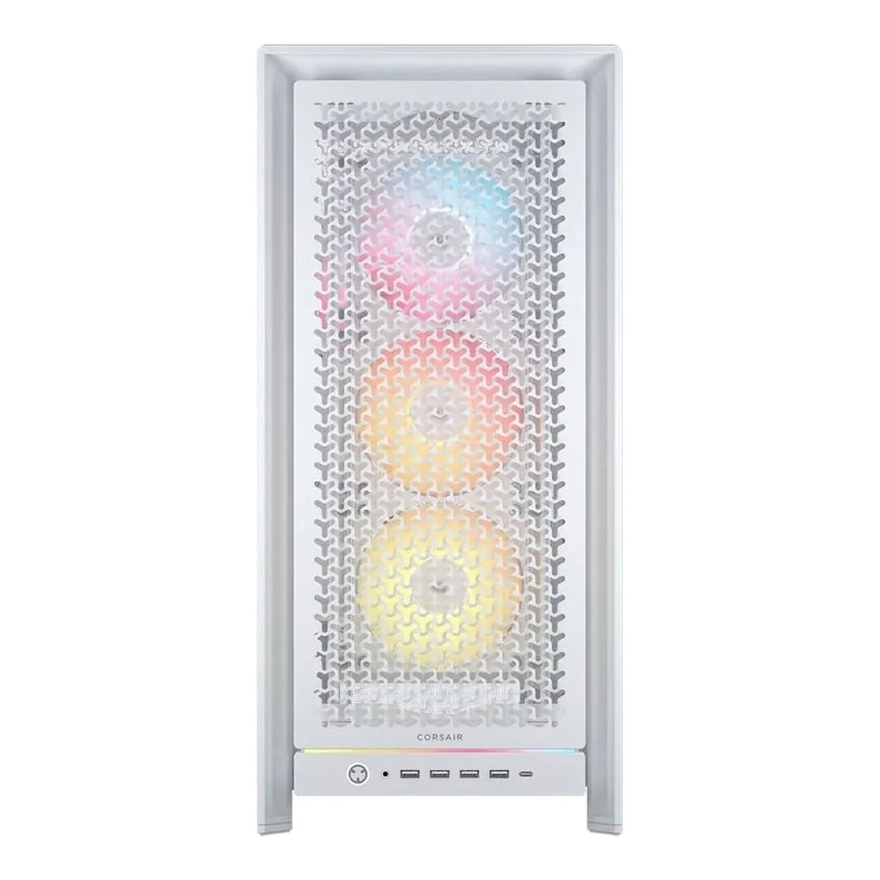 Corsair FRAME 5000D RS ARGB High-Airflow Mid-Tower PC Case - White CC-9011310-WW - Image 4
