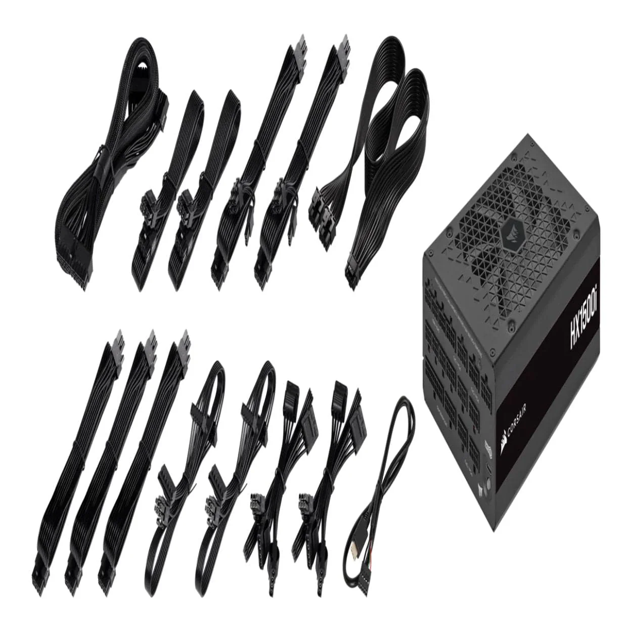 Corsair HX1500i 1500W Fully Modular Ultra-Low Noise Platinum ATX Power Supply Unit CP-9020261-WW - Image 9