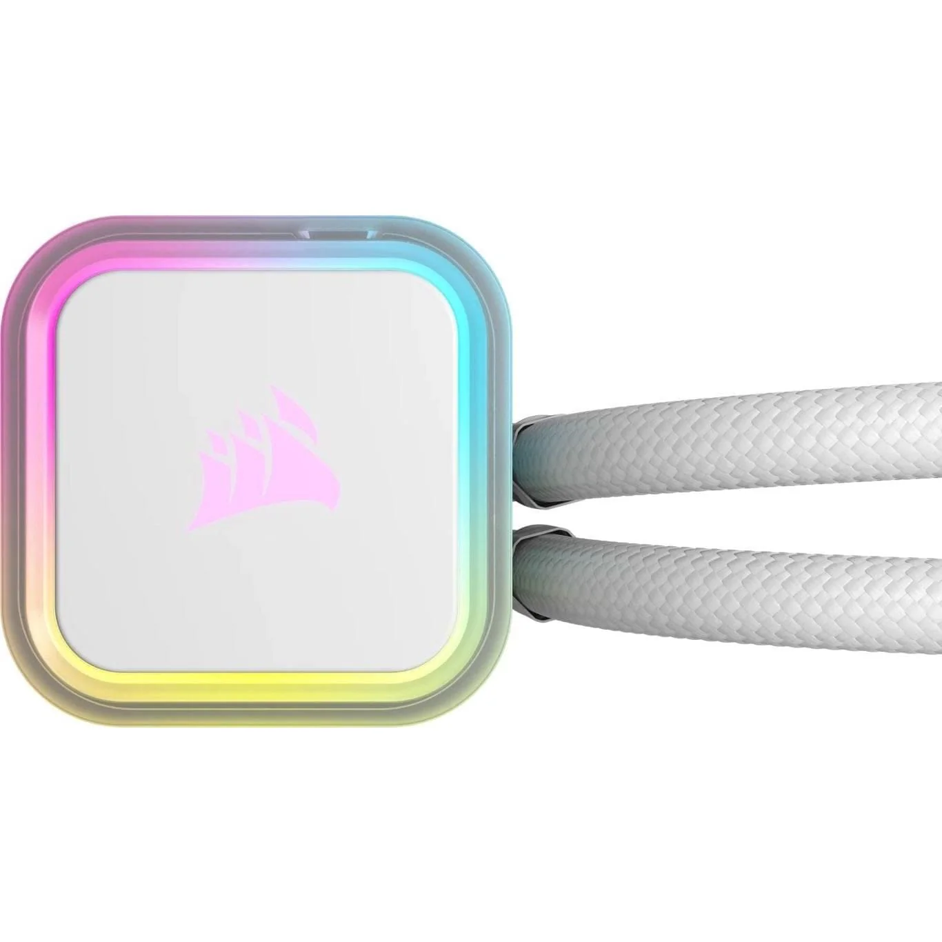 Corsair iCUE H150i RGB ELITE 360mm All-in-One CPU Liquid Cooler White CW-9060079-WW - Image 2