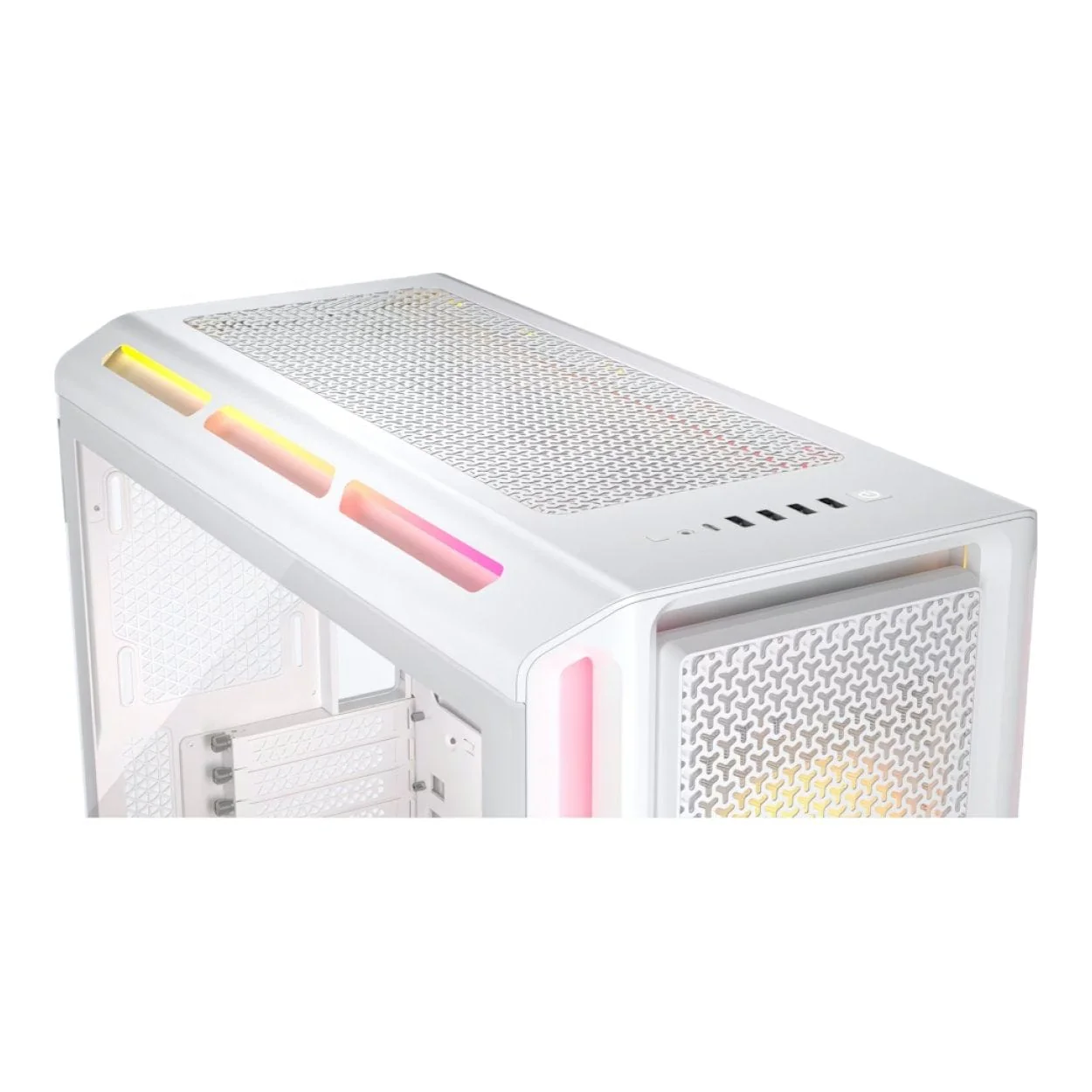Corsair iCUE Link 5000T LX RGB Midi Tower ATX PC Case White CC-9011299-WW - Image 5