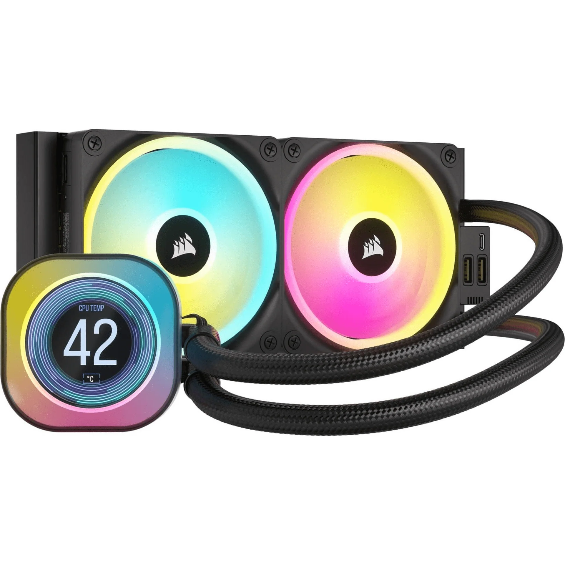 Corsair iCUE LINK H100i LCD 240mm Liquid CPU Cooler CW-9061007-WW
