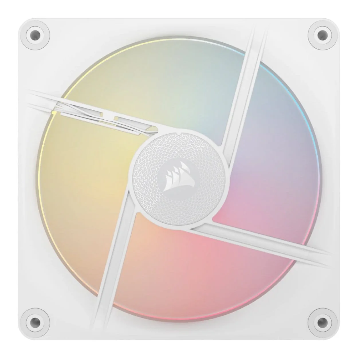 Corsair iCUE LINK LX140-R RGB 140mm PWM Reverse Fans Starter Kit - White 2-pack CO-9051056-WW - Image 2