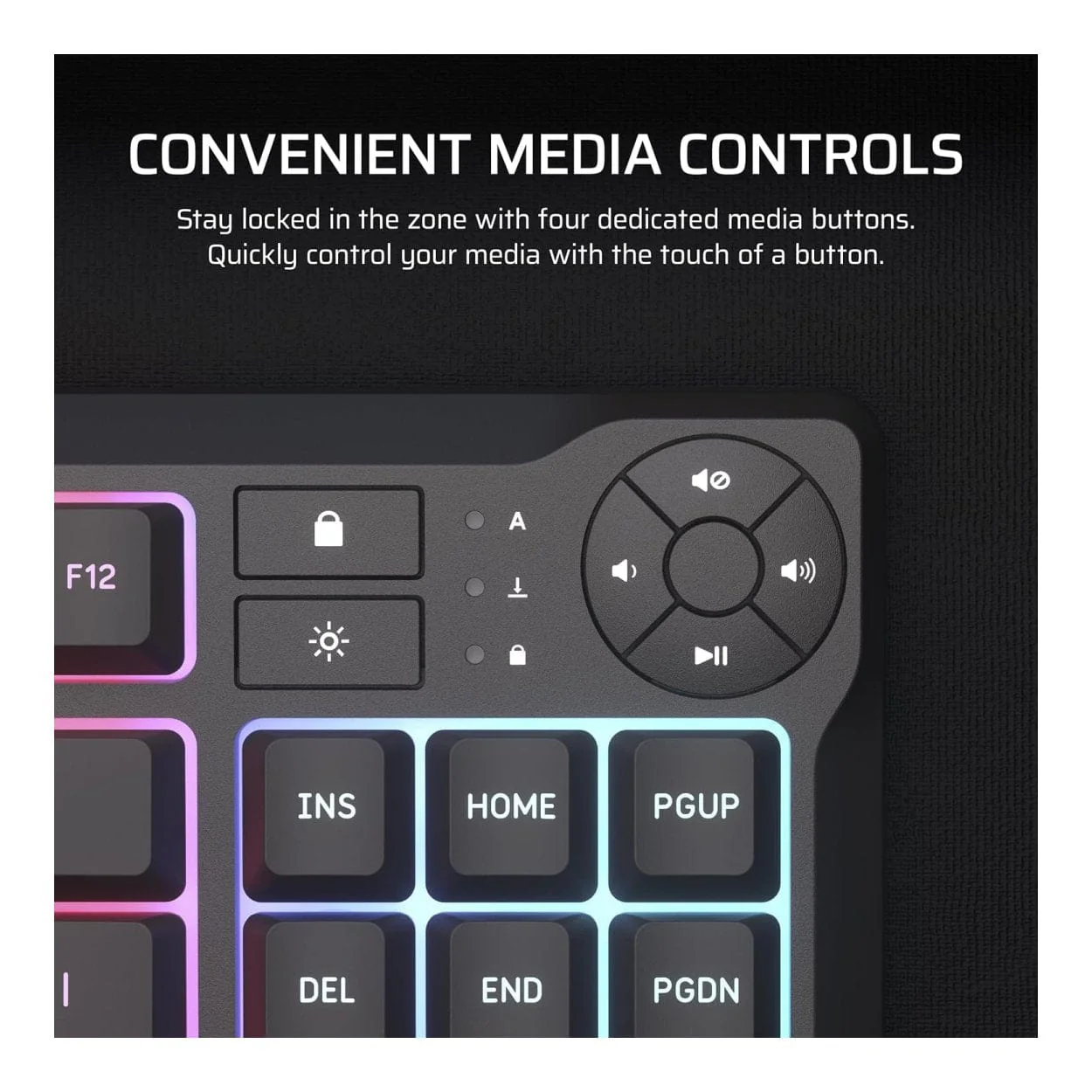 Corsair K55 CORE TKL RGB Wired Gaming Keyboard CH-9216065-NA - Image 5