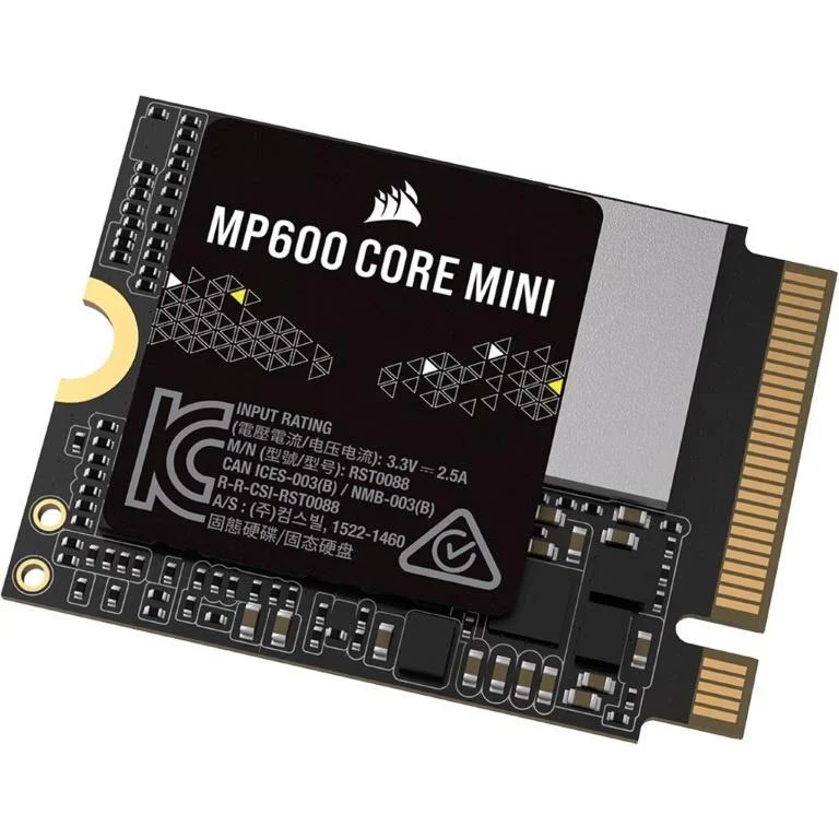 Corsair MP600 2TB Mini M.2 PCI Express 4.0 NVMe Internal SSD CSSD-F2000GBMP600CMN