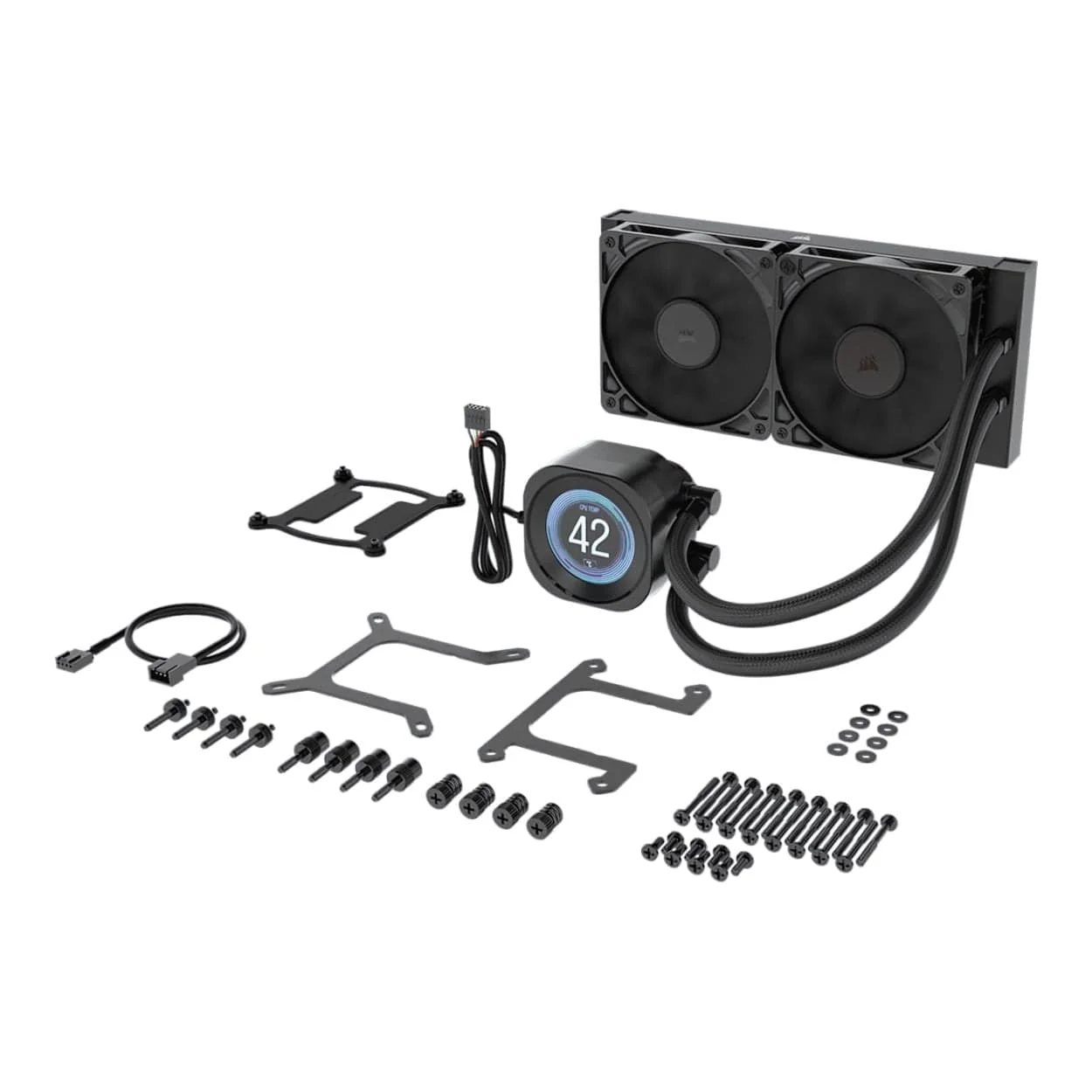 Corsair NAUTILUS 240 RS LCD AiO CPU Liquid Cooler CW-9061031-WW - Image 5
