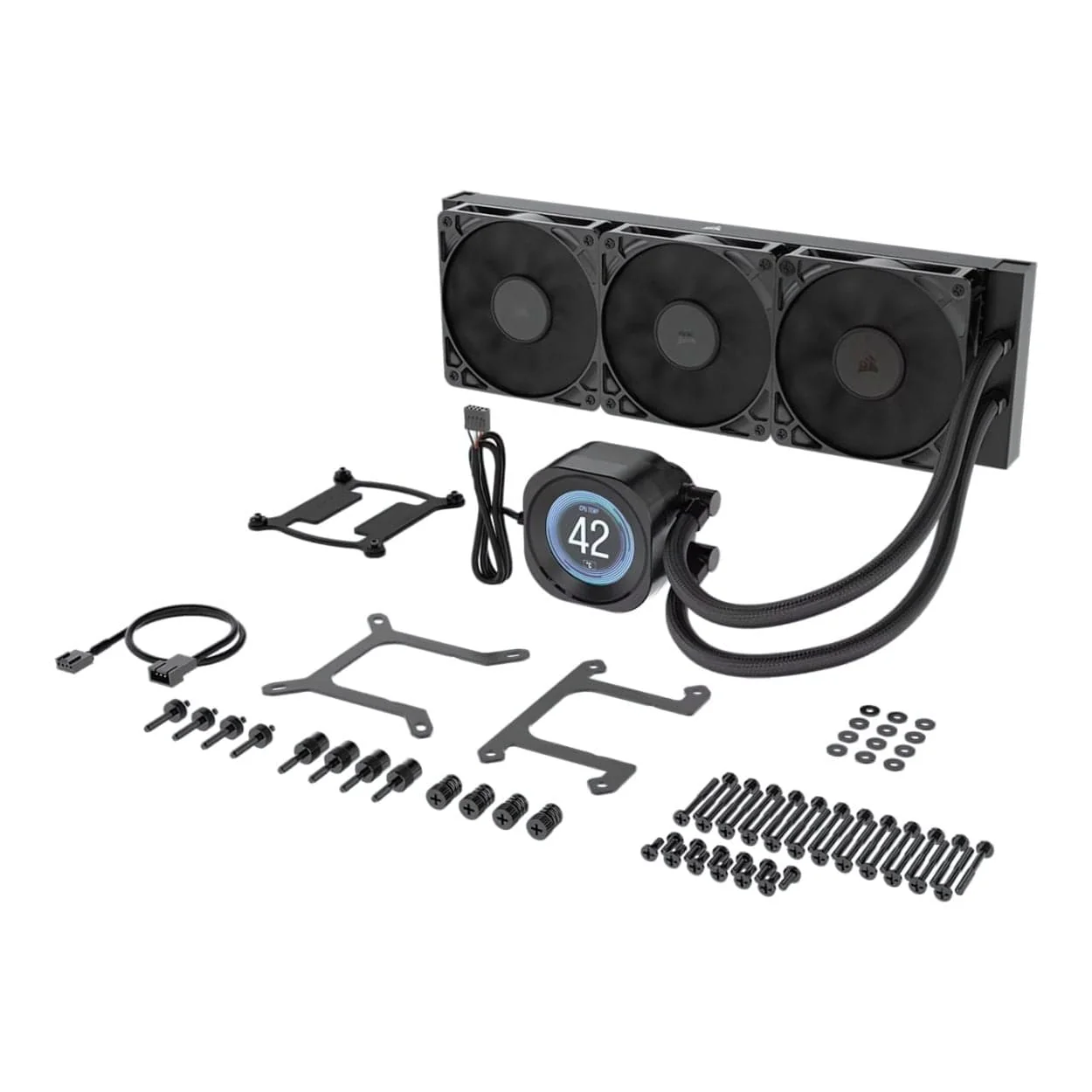 Corsair NAUTILUS 360 RS LCD AiO CPU Liquid Cooler CW-9061033-WW - Image 5