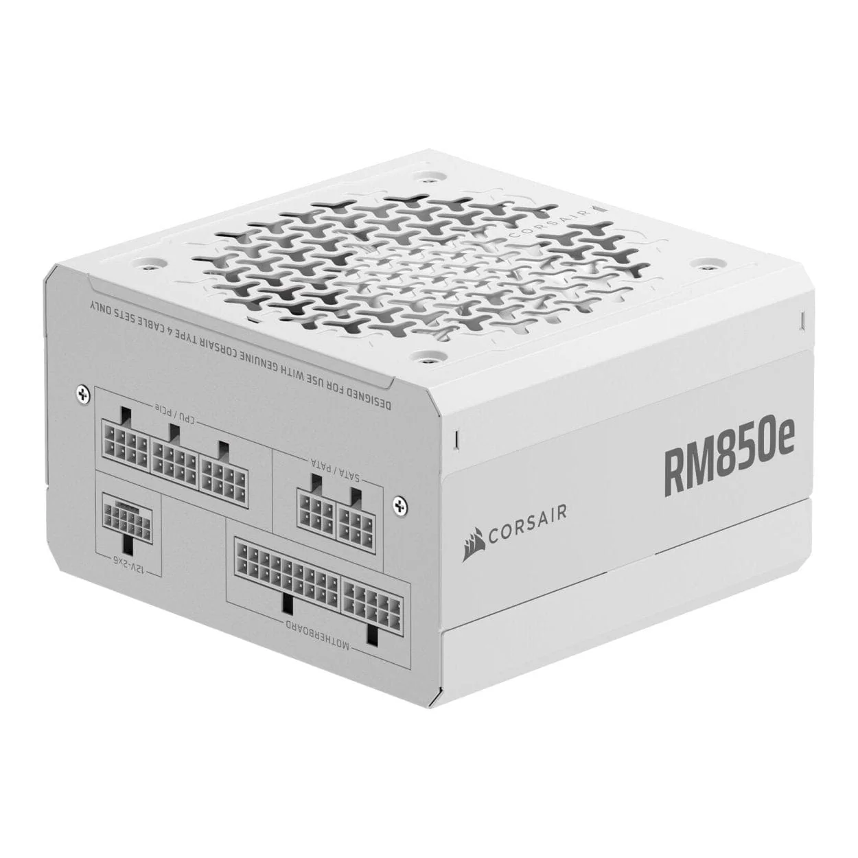 Corsair RM Series RM850e 850W Cybenetics Gold Fully Modular White ATX 3.1 Power Supply CP-9020293-WW - Image 2