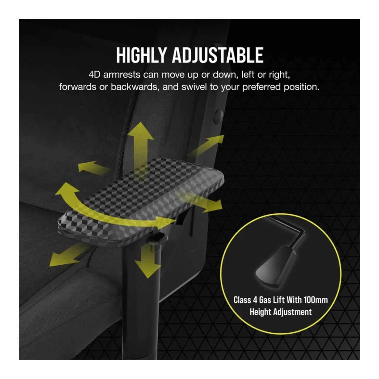 Corsair T3 RUSH Gaming Chair Charcoal CF-9010057-WW - Image 3