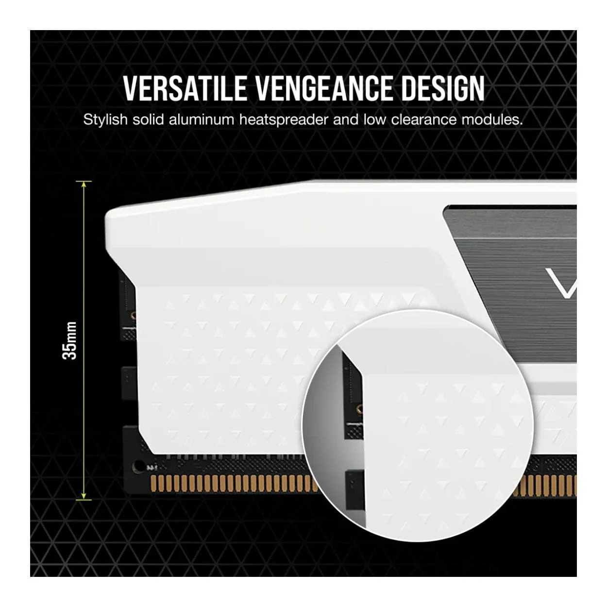 Corsair Vengeance CMK32GX5M2B6400Z36W Memory Module 32GB 2 x 16GB DDR5 6400MHz White - Image 7