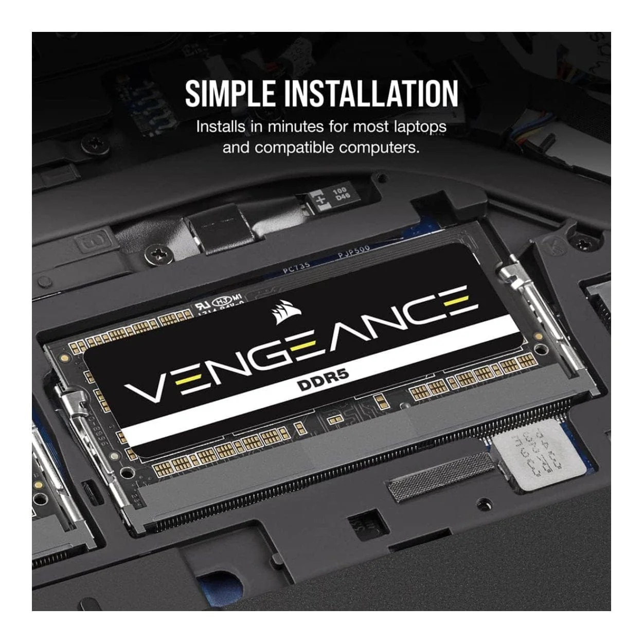 Corsair Vengeance CMSX48GX5M1A5600C48 SO-DIMM Memory Module 48GB DDR5 5600MHz - Image 4
