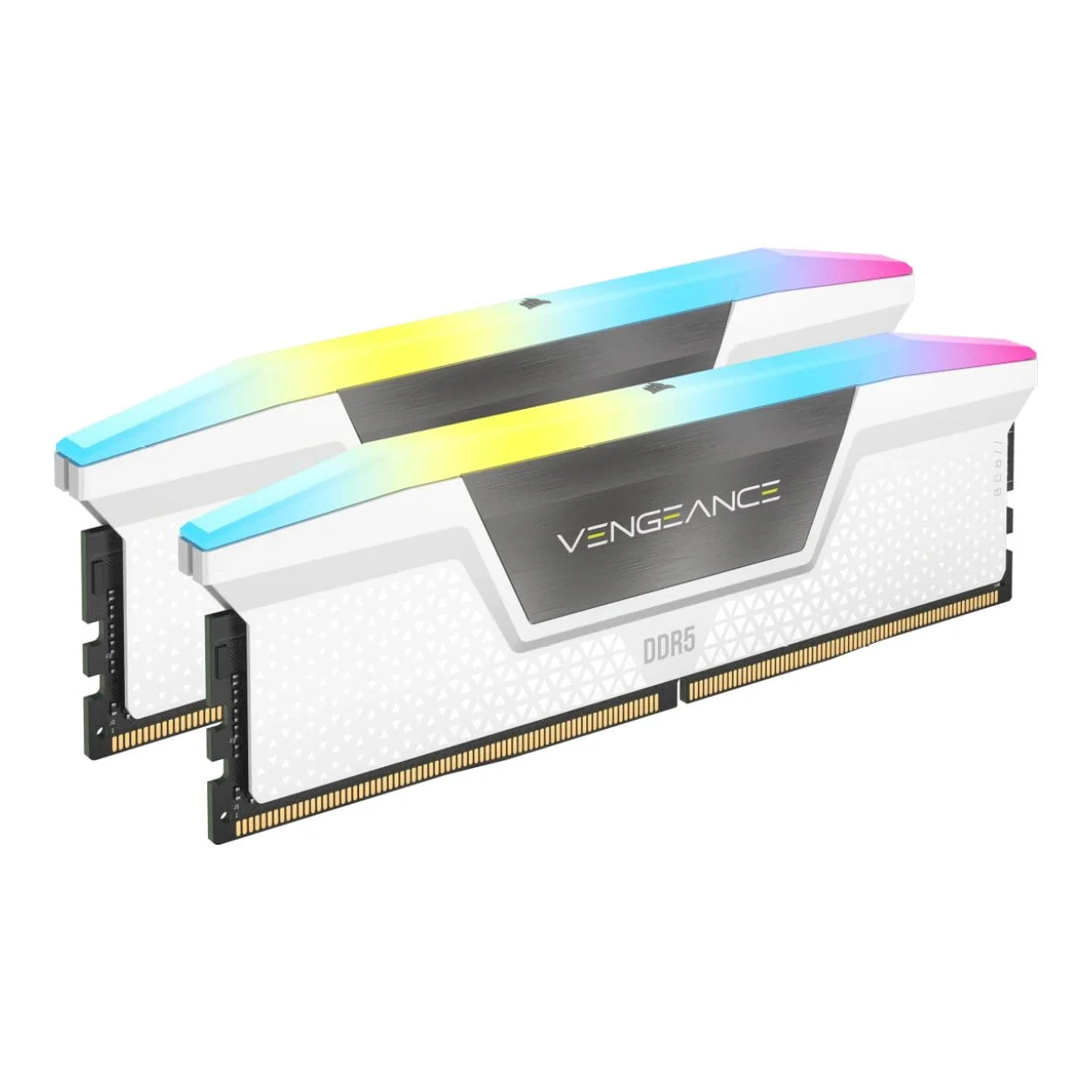 Corsair Vengeance RGB 32GB 6000MHz DDR5 U-DIMM Memory Module White CMH32GX5M2E6000Z36W - Image 2