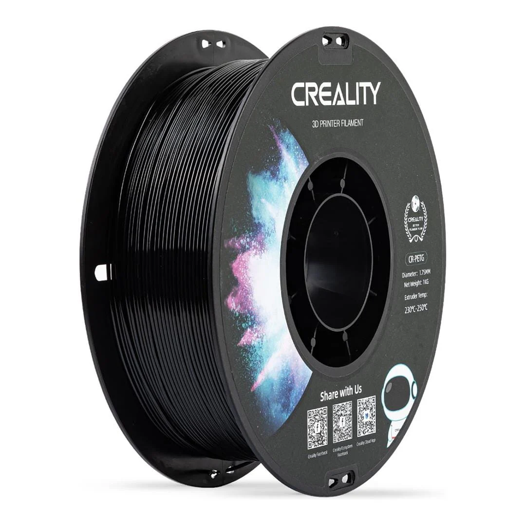Creality 1kg PETG 1.75mm Black 3D Printing Filament 3301030035