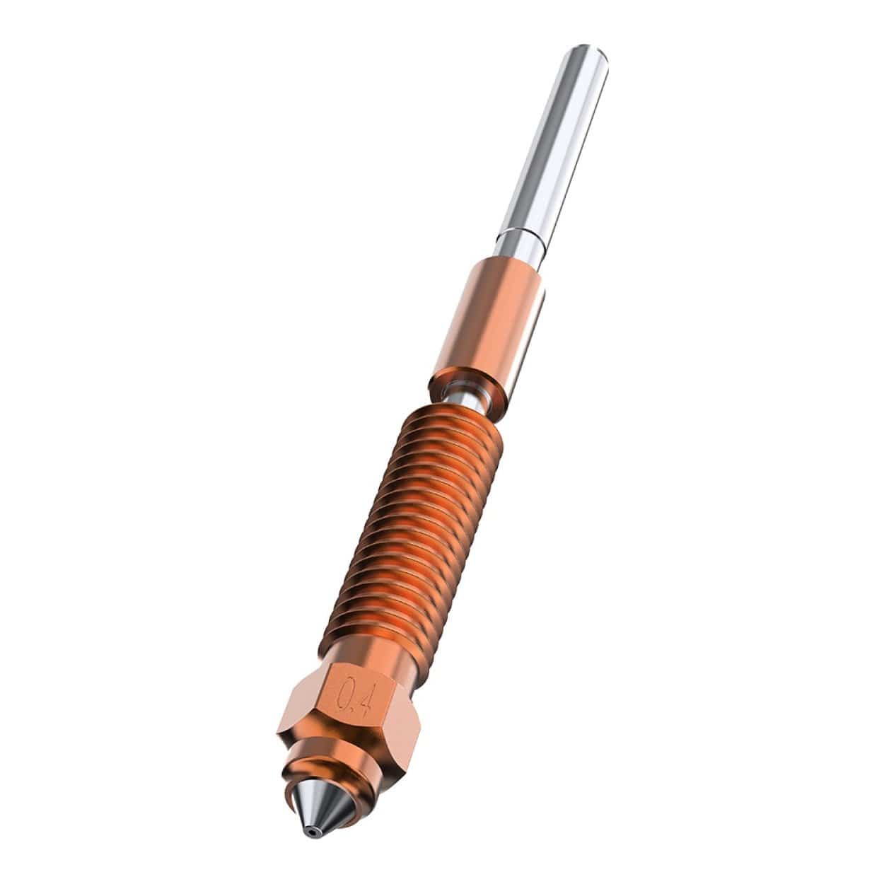 Creality 3D 0.4mm Unicorn Replacement Nozzle for K1C/3V3 4008030071 - Image 2