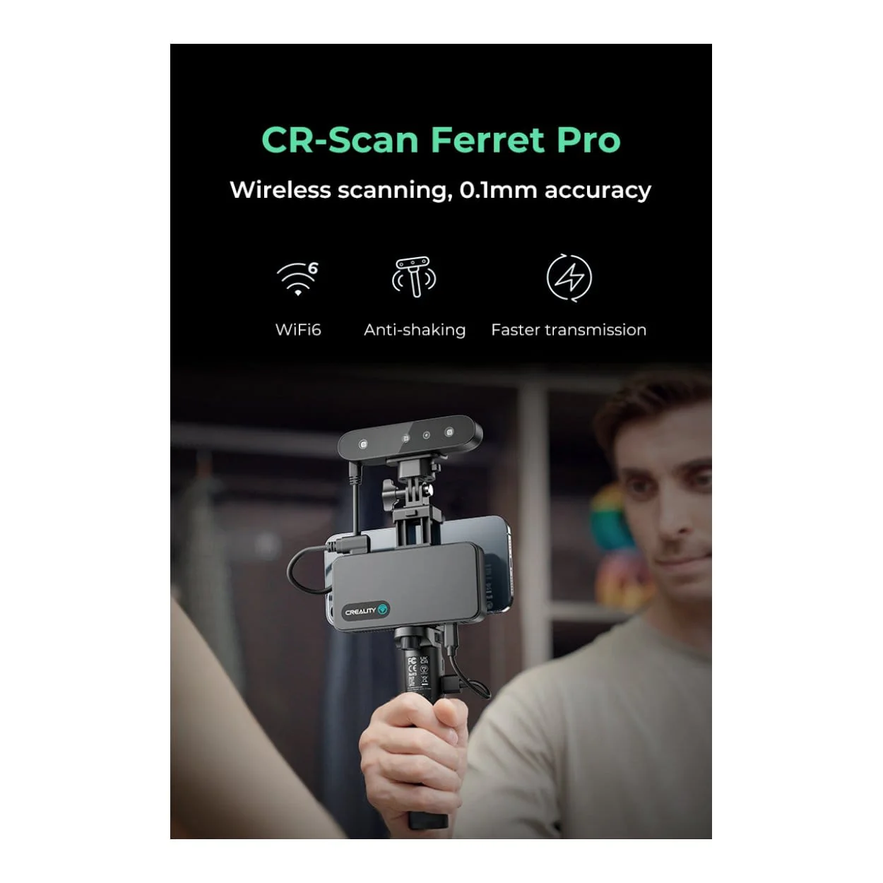 Creality CR-Scan Ferret Pro 3D Scanner Kit CR-FERRET-PRO - Image 2