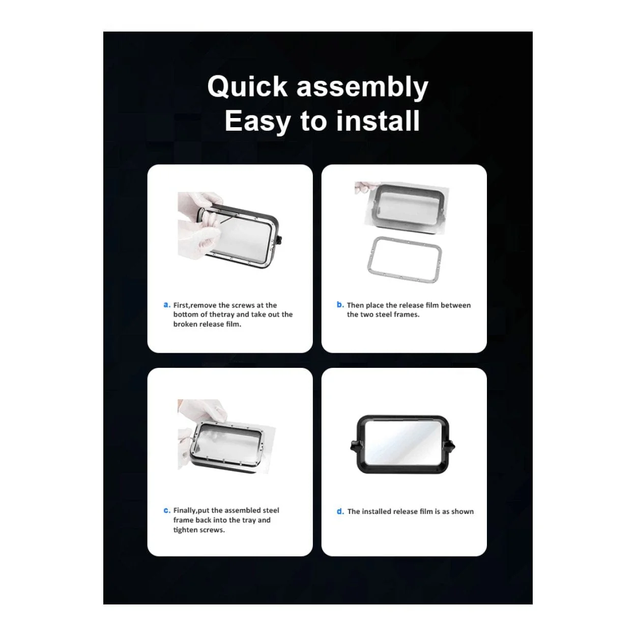 Creality High-Speed Release Film Accessory Pack 3-piece 4004080016 - Image 2