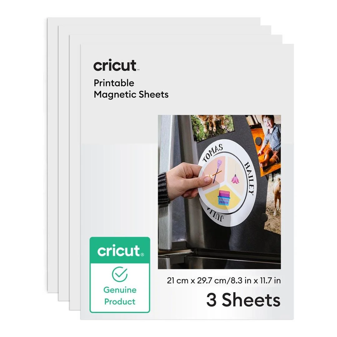 Cricut Printable Magnetic Sheets A4 3-sheet White 2012792