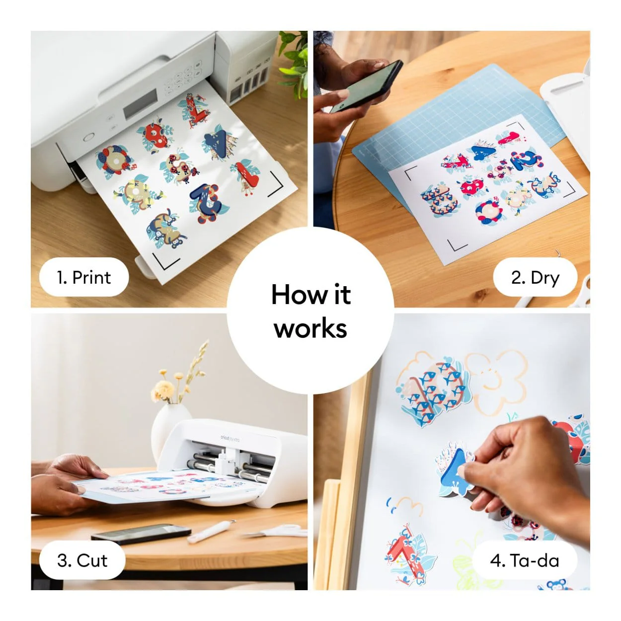 Cricut Printable Magnetic Sheets A4 3-sheet White 2012792 - Image 6