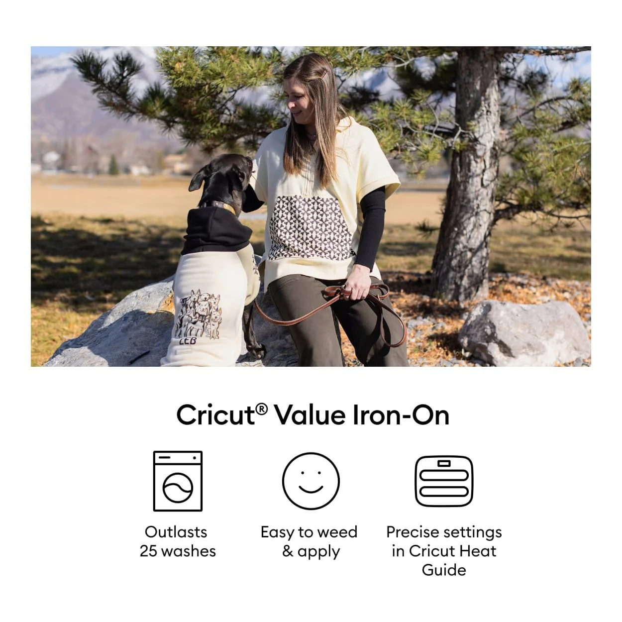 Cricut Value Iron-On Vinyl 30.5cmx1.5m 1-sheet Green 2012087 - Image 2