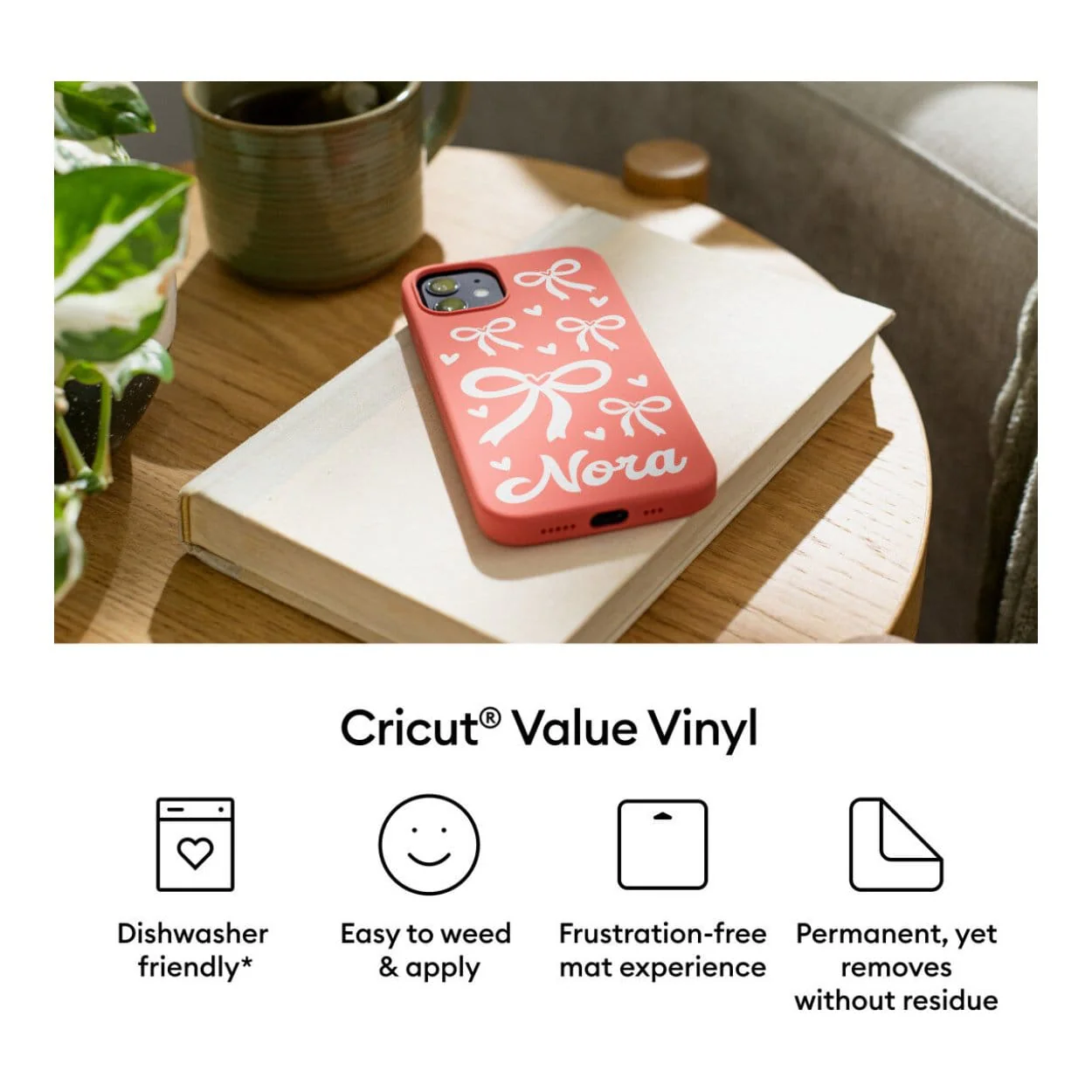 Cricut Value Vinyl Permanent 30.5cmx6m 1-sheet White 2012050 - Image 3