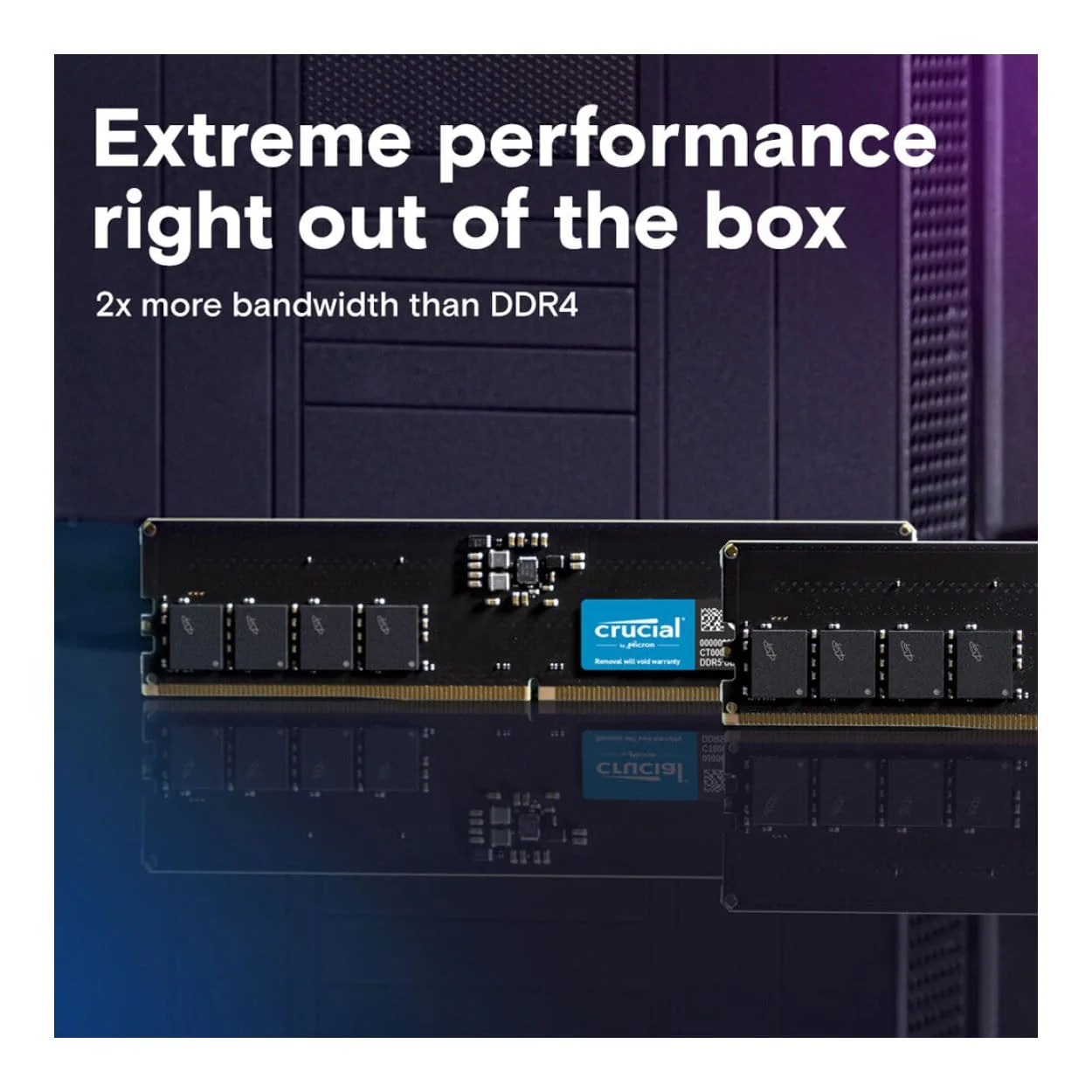 Crucial CT2K8G56C46U5 ECC Memory Module 16GB 2 x 8GB DDR5 5600MHz - Image 3