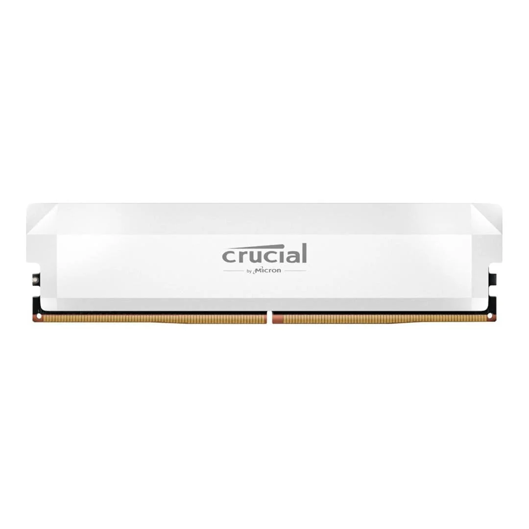 Crucial Pro Overclocking CP32G60C40U5W Memory Module 32GB DDR5 6000Mhz White