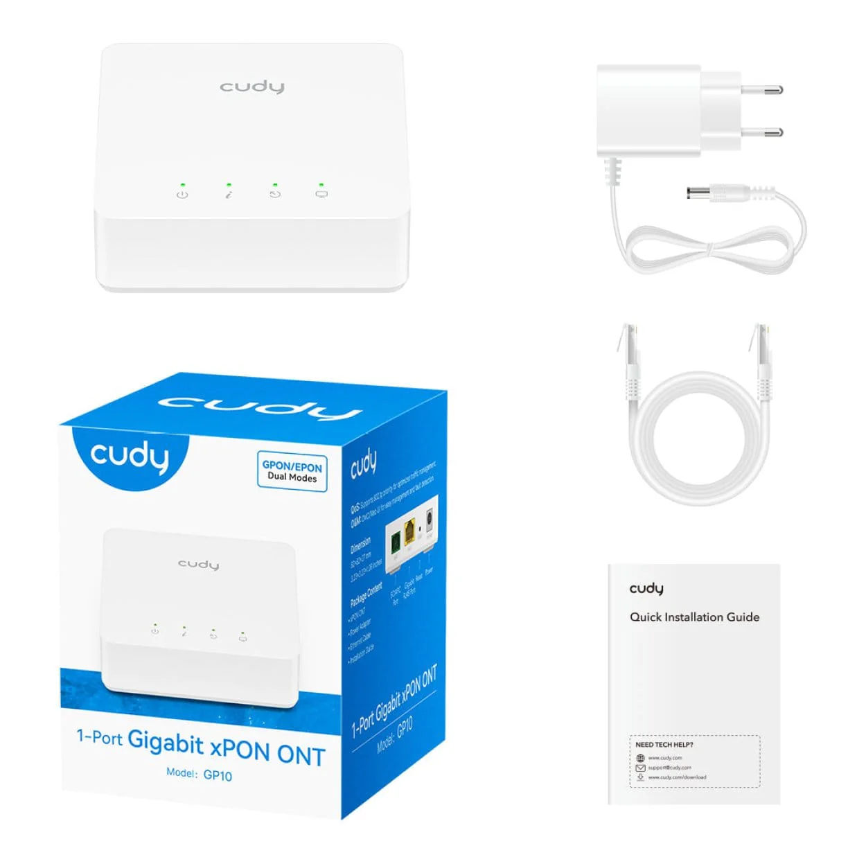 Cudy GP10 SC/AP 1-port Gigabit xPON ONT - Image 4
