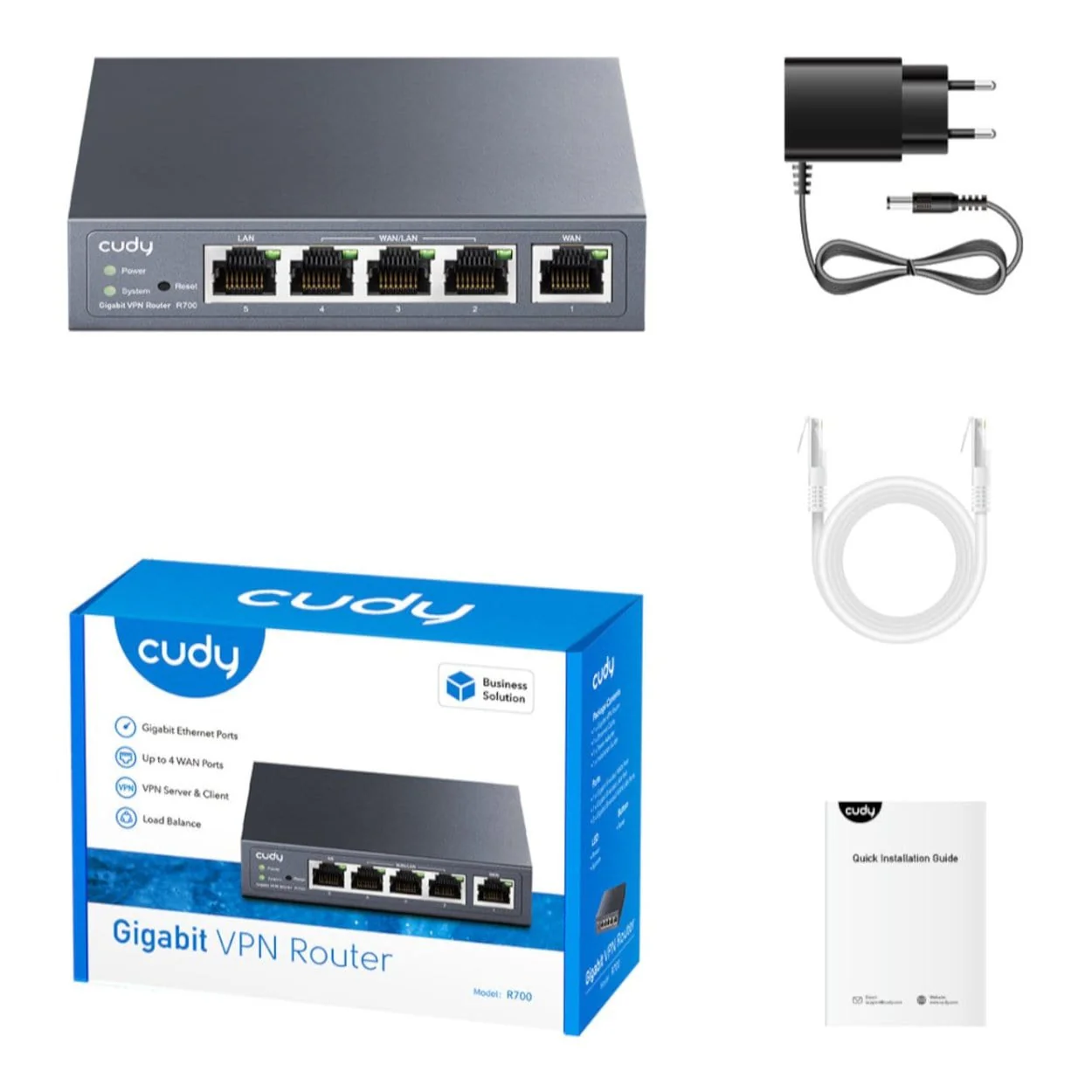 Cudy R700 5-port Gigabit Multi-WAN VPN Router - Image 6