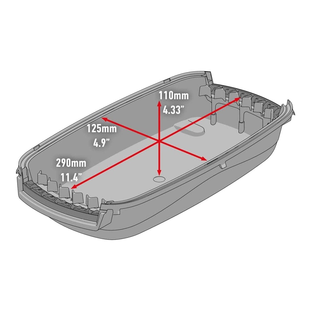 D-Line DOCM001 Outdoor Cable Management Box Black - Image 2
