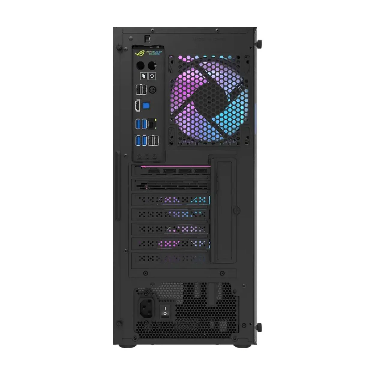 darkFlash DK351 ATX PC Case Black with 4 ARGB Fans - Image 4