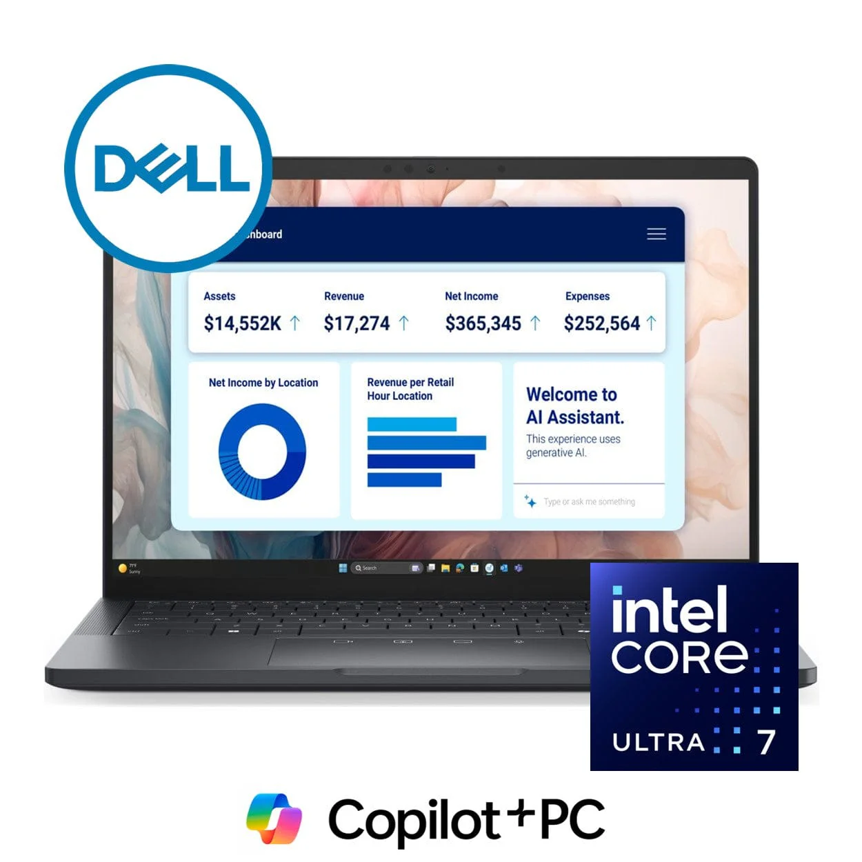 Dell Pro 13 Premium 13.3-inch FHD+ AI Laptop - Intel Core Ultra 7 266V 512GB SSD 16GB RAM 5G Win 11 Pro - Image 2