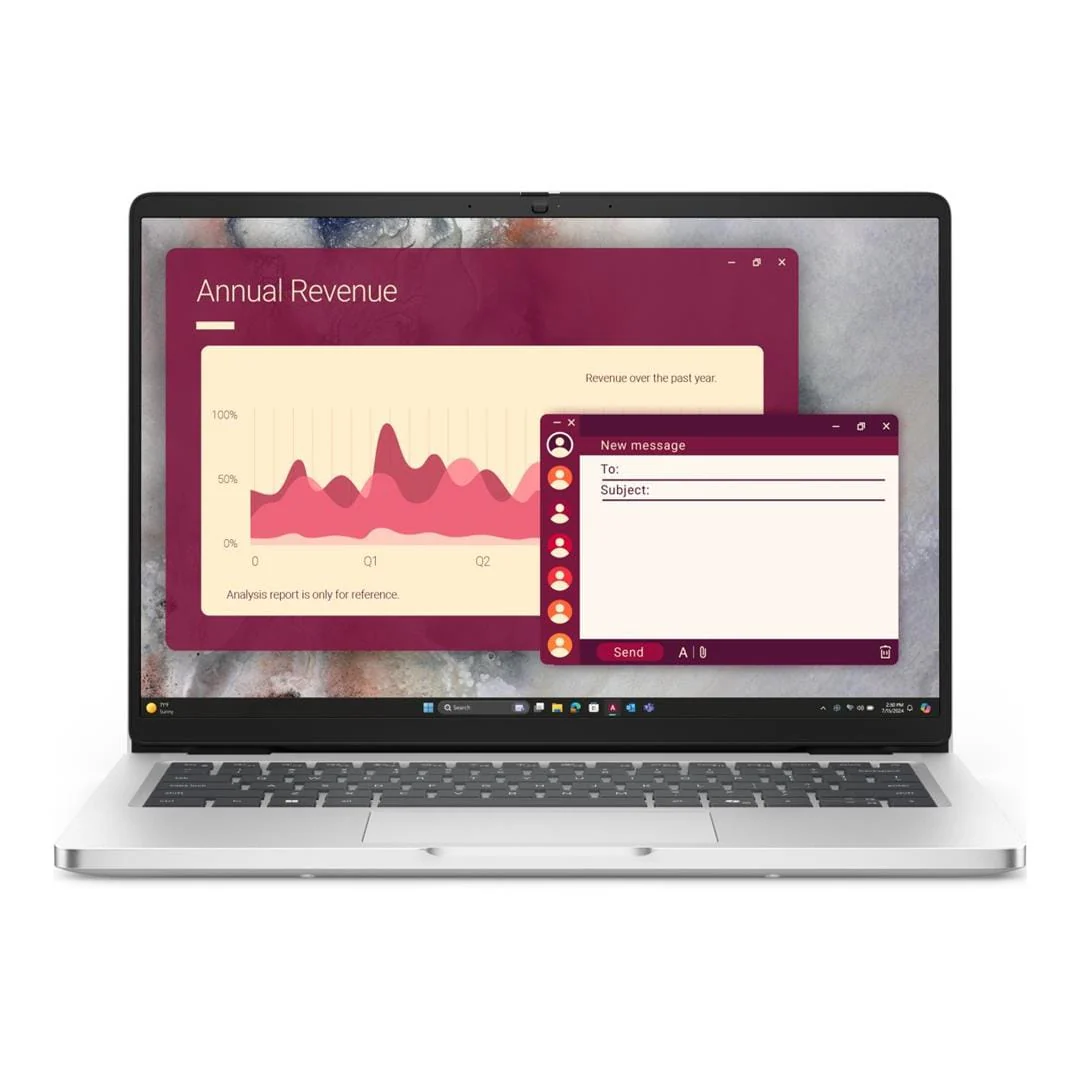 Dell Pro 14 14-inch FHD+ AI Laptop - Intel Core Ultra 7 255U 512GB SSD 16GB RAM Win 11 Pro