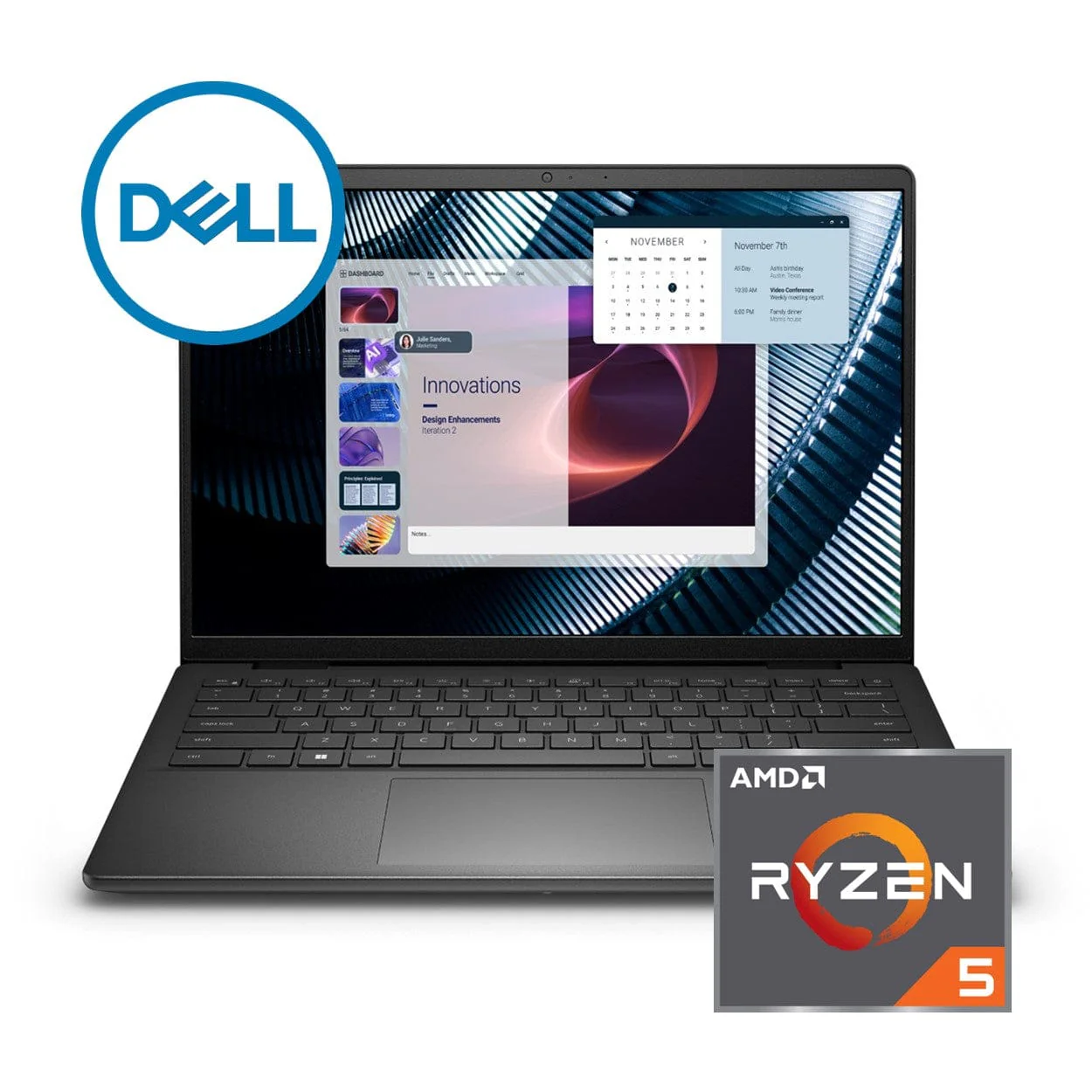 Dell Pro 14 Essential 14-inch FHD+ Laptop - AMD Ryzen 5 220 512GB SSD 16GB RAM Win 11 Home - Image 2