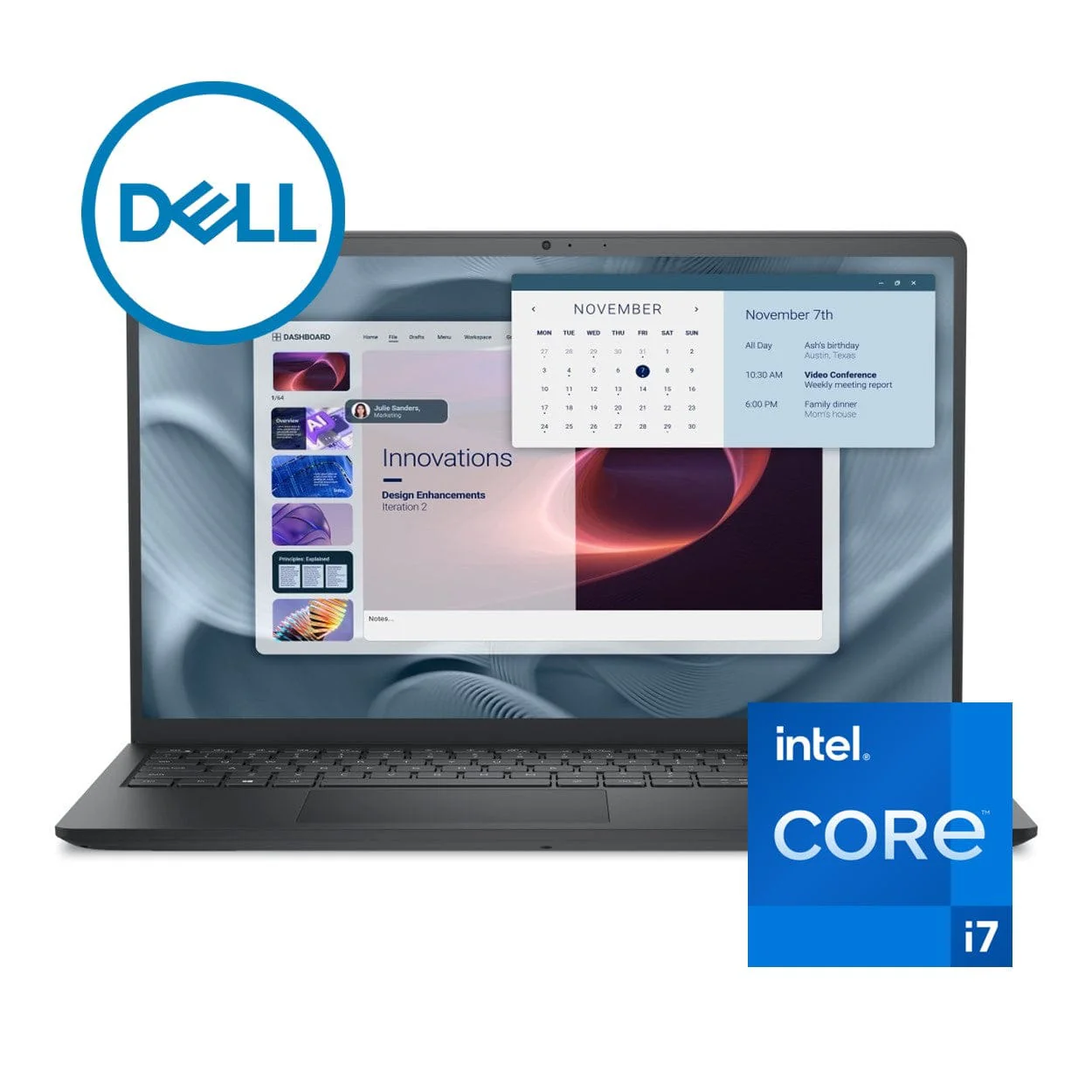 Dell Pro 15 Essential 15.6-inch FHD Laptop - Intel Core i7-1355U 512GB SSD 16GB RAM Win 11 Pro - Image 2