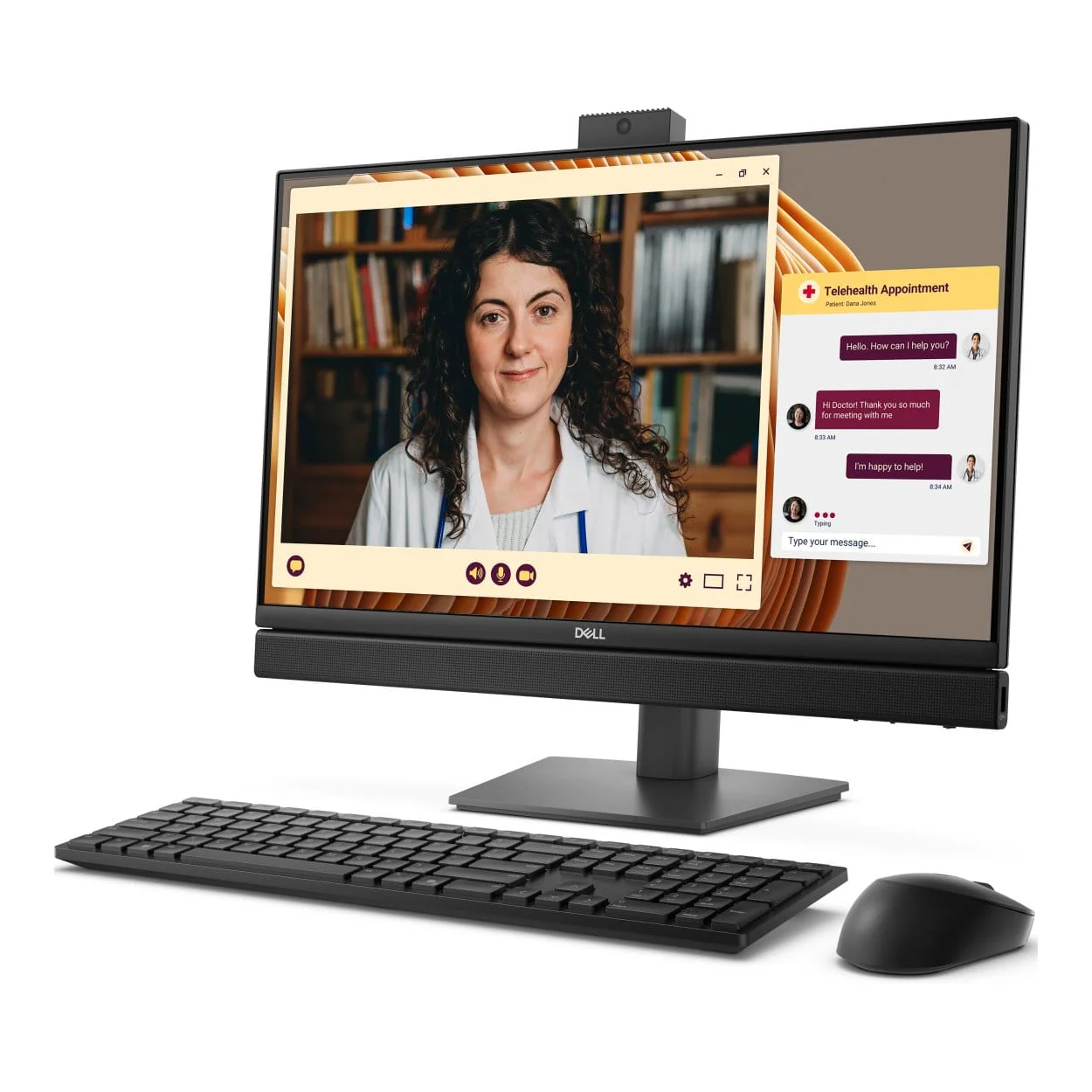 Dell Pro 24 23.8-inch FHD All-in-One AI PC - Intel Core Ultra 5 235T 512GB SSD 16GB RAM Win 11 Pro - Image 2