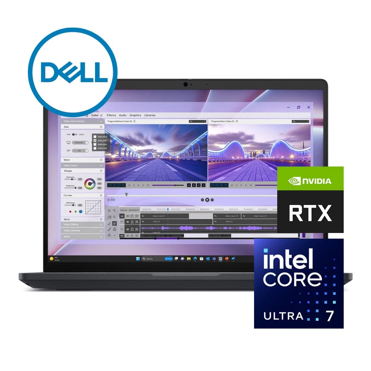 Dell Pro Max 16 16-inch FHD+ AI Mobile Workstation - Intel Core Ultra 7 265H 1TB SSD 32GB RAM 5G RTX PRO 500 Win 11 Pro - Image 2