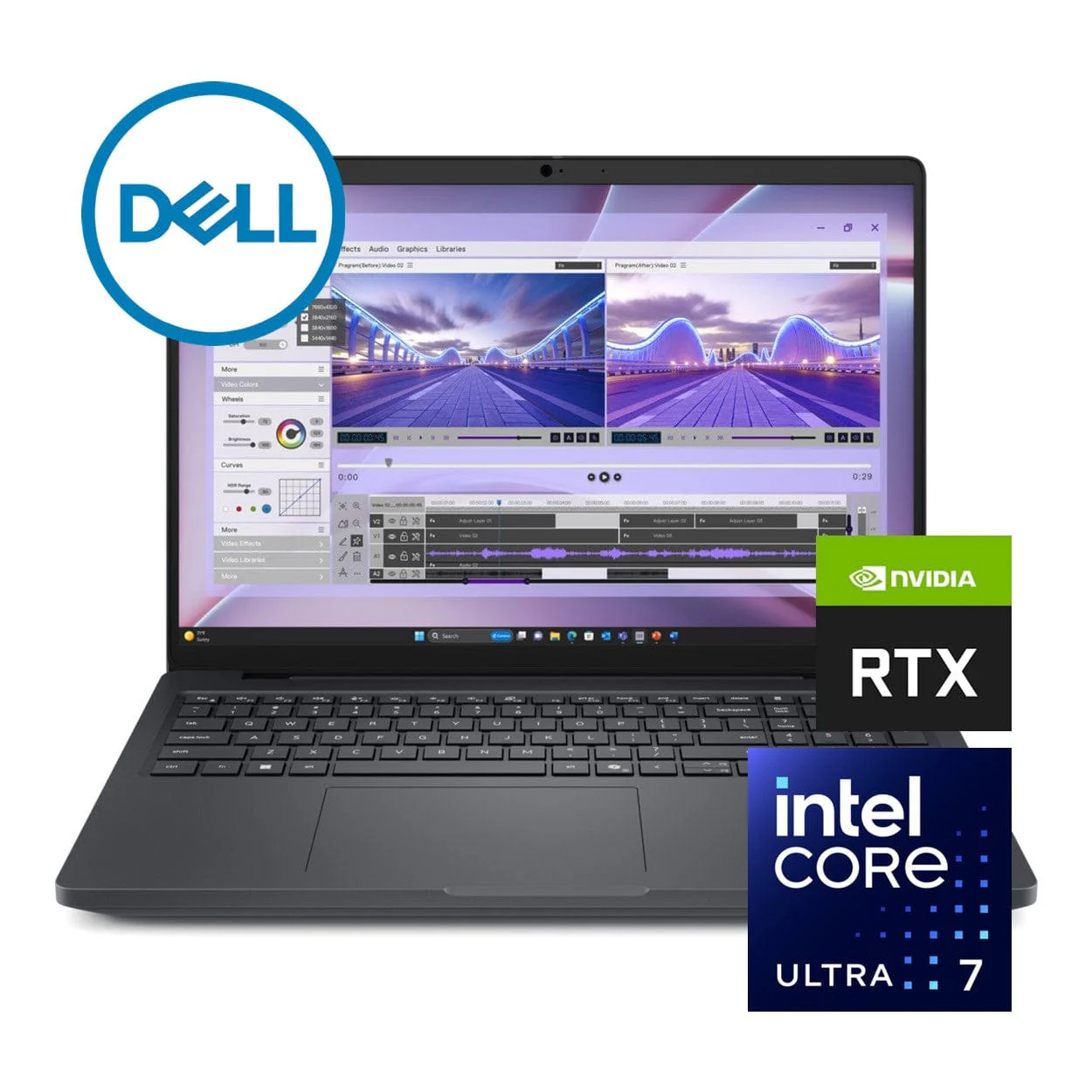 Dell Pro Max 16 16-inch FHD+ AI Mobile Workstation - Intel Core Ultra 7 265H 1TB SSD 64GB RAM RTX PRO 1000 Win 11 Pro - Image 2