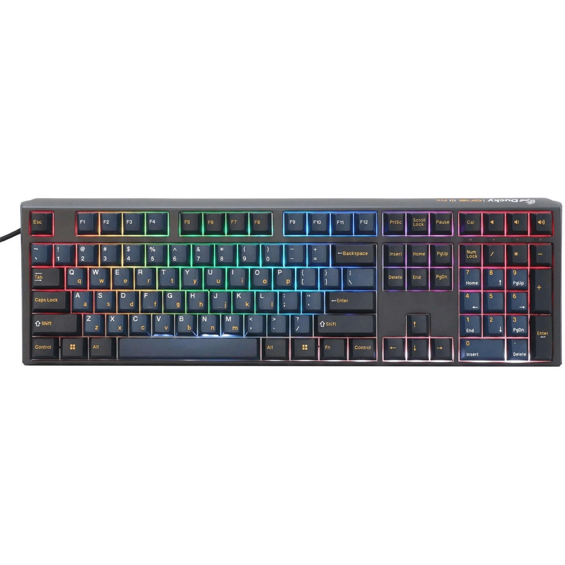 Ducky One 3 Pro Nazca Line Cherry MX2A Speed Silver Linear Mechanical Wired Gaming Keyboard - Black DKON2308ST-CPUSPTCHNAZ001