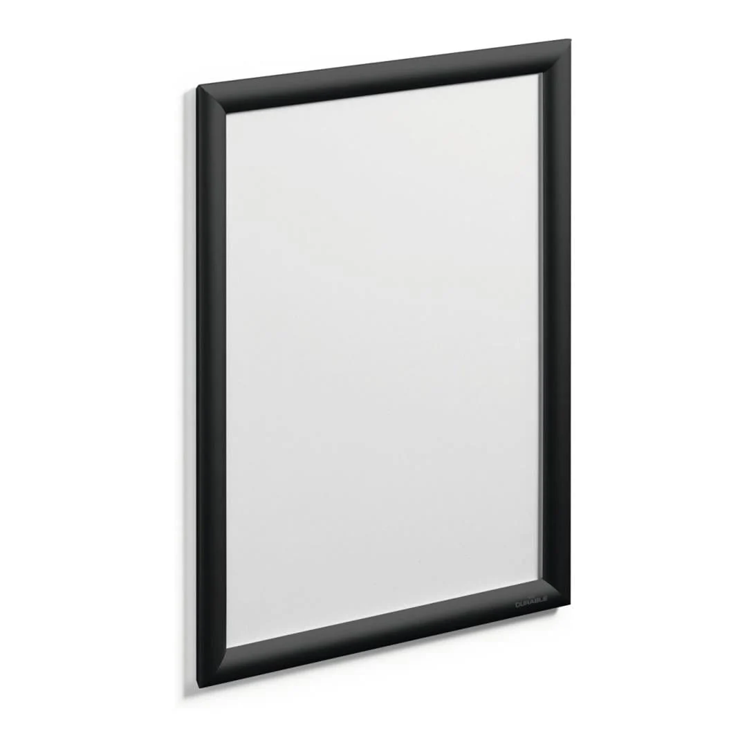 Durable A3 Snap Frame Aluminium Black 479701