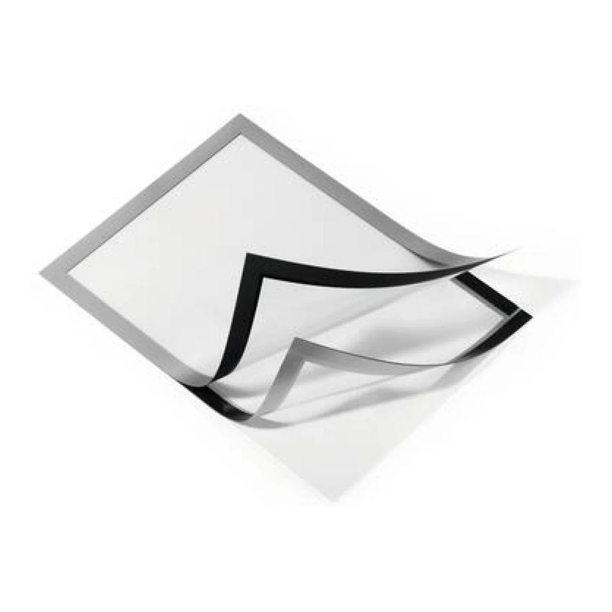 Durable DURAFRAME A3 Self Adhesive Magnetic Signage Frame 2-pack Silver 487323 - Image 2